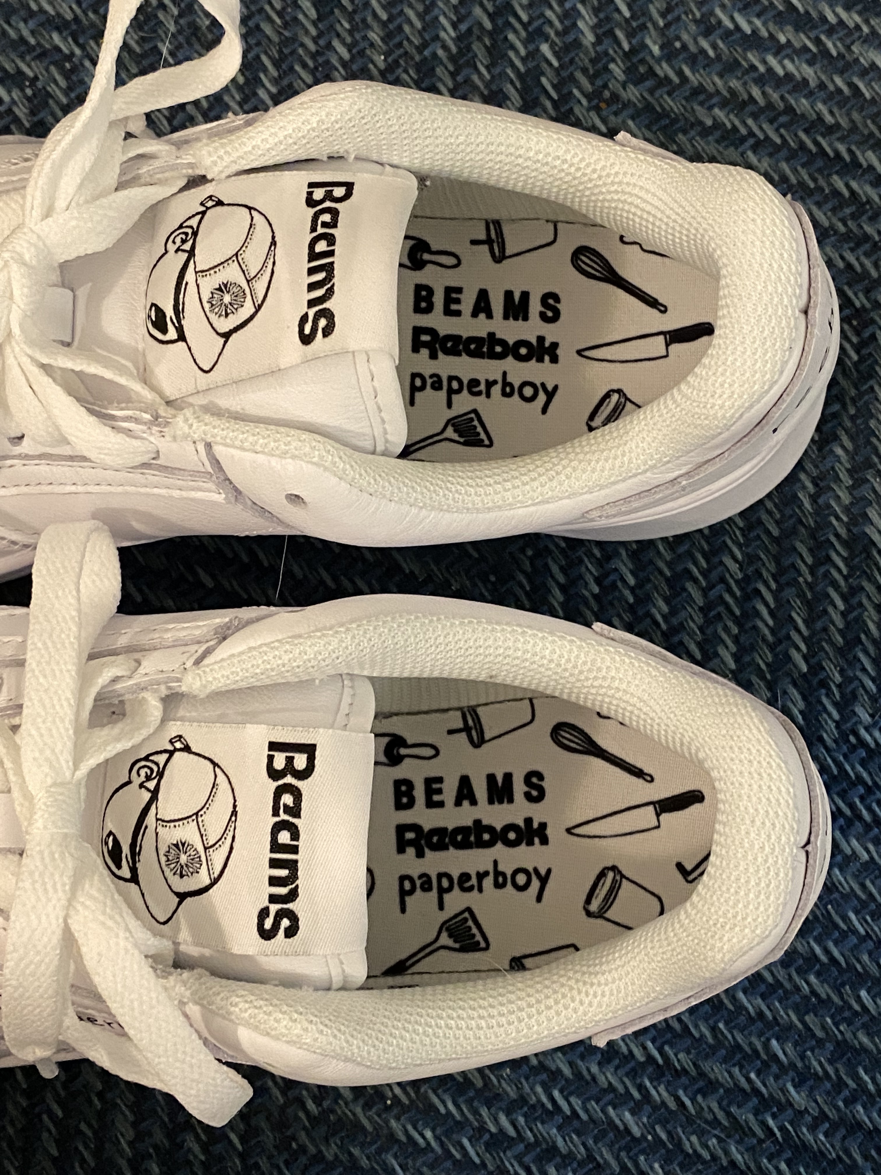 Reebok x Paperboy Paris x Beams Club C Legacy White 착용 스타일 - 4