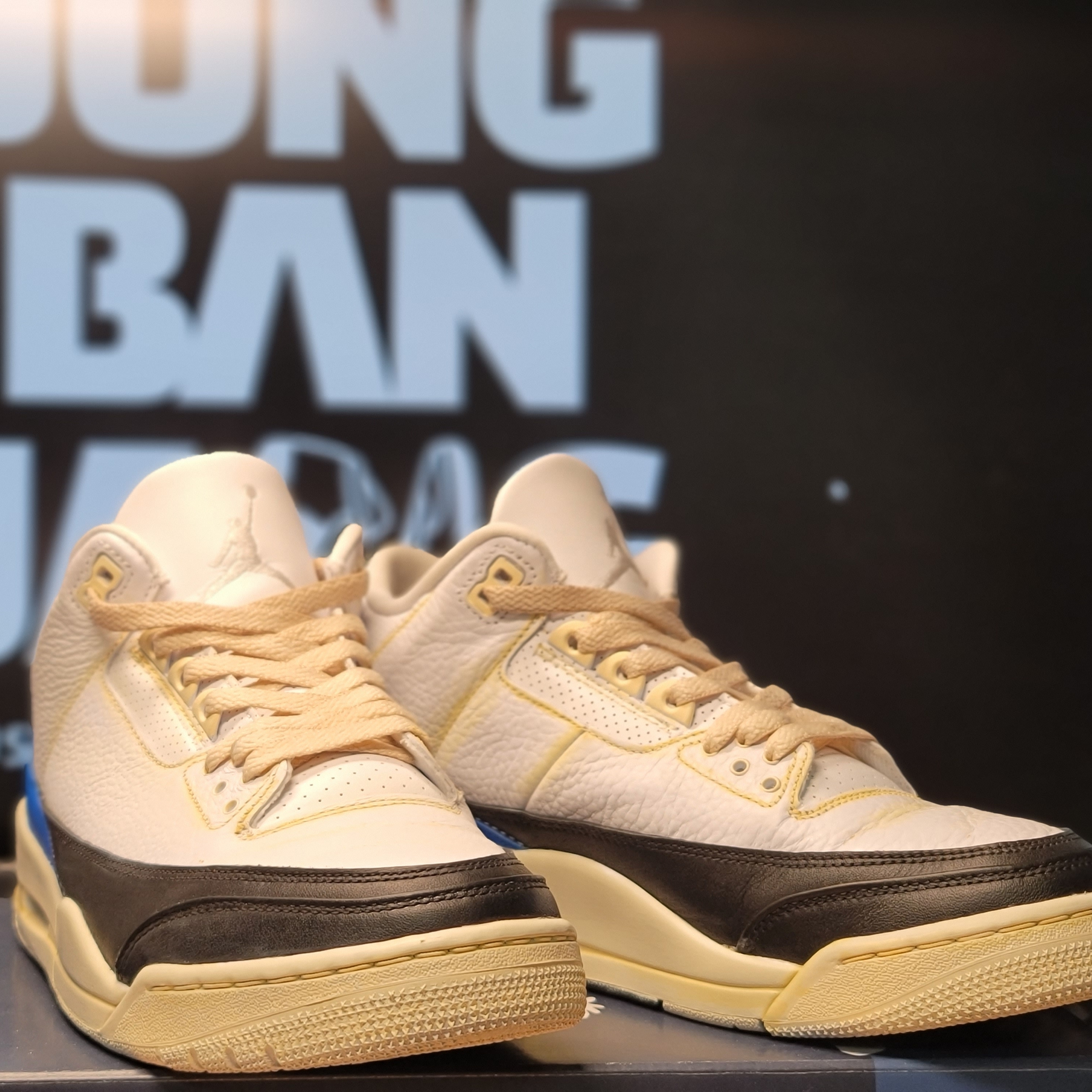 Jordan 3 x Fragment Retro SP White Black 착용 스타일 - 4