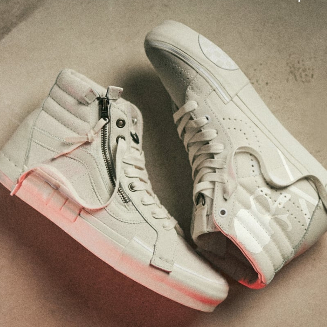 Vans Vault x Mastermind x END. Sk8-Hi Cap LX Marshmallow 착용 스타일