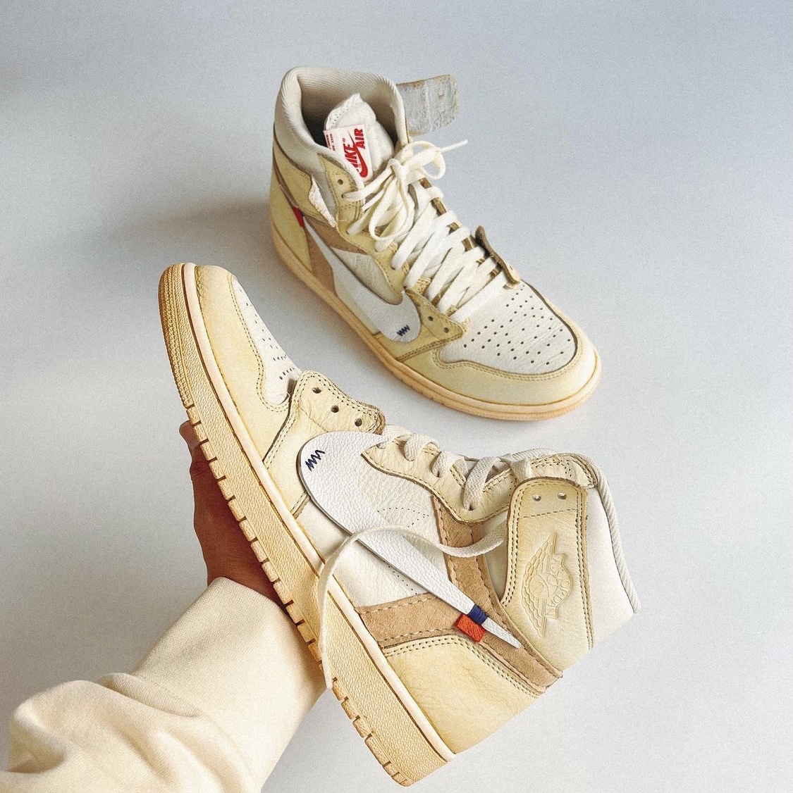 Jordan 1 High 85 Neutral Grey 착용 스타일 - 1