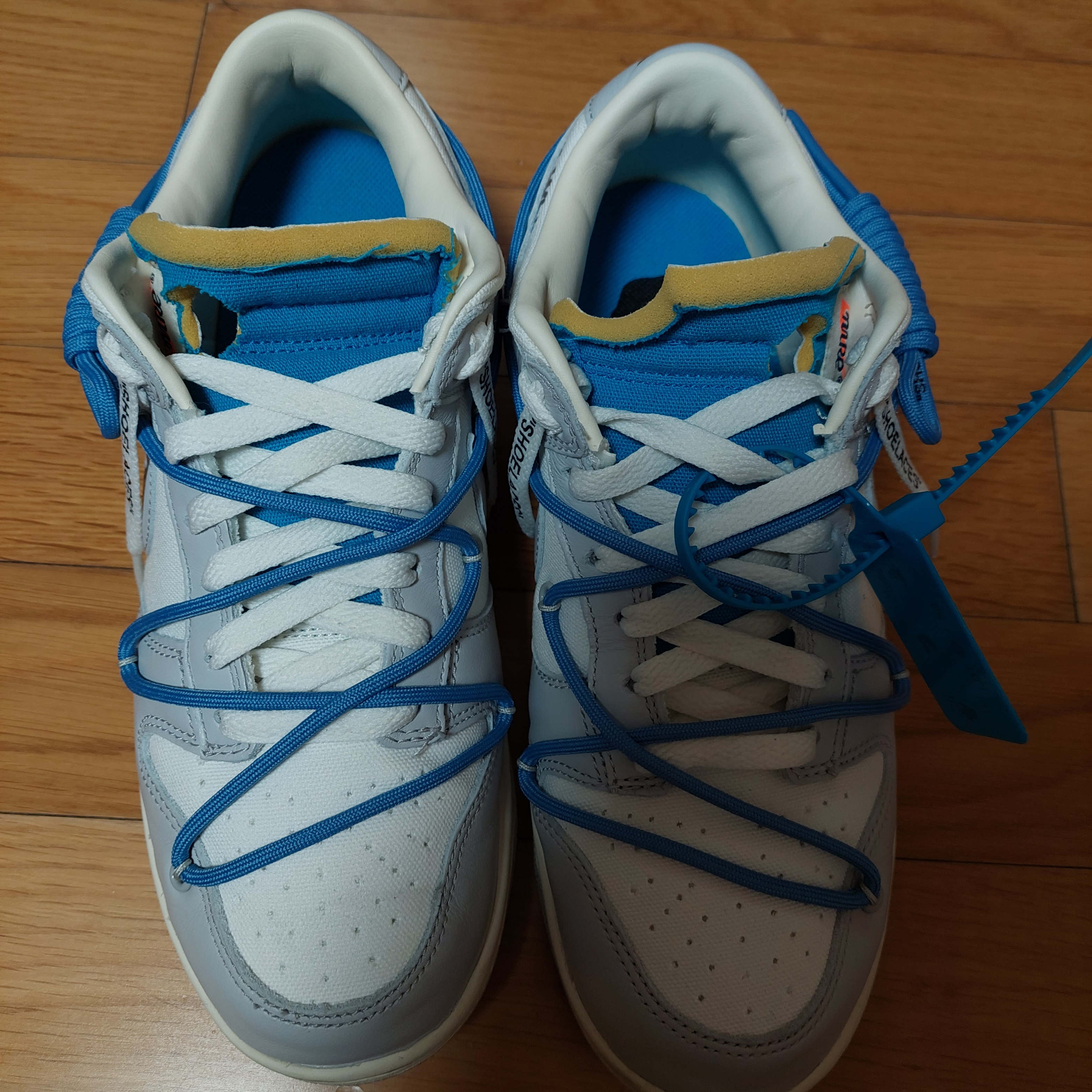 Nike x Off-White Dunk Low The 50 - Lot 47 착용 스타일 - 2