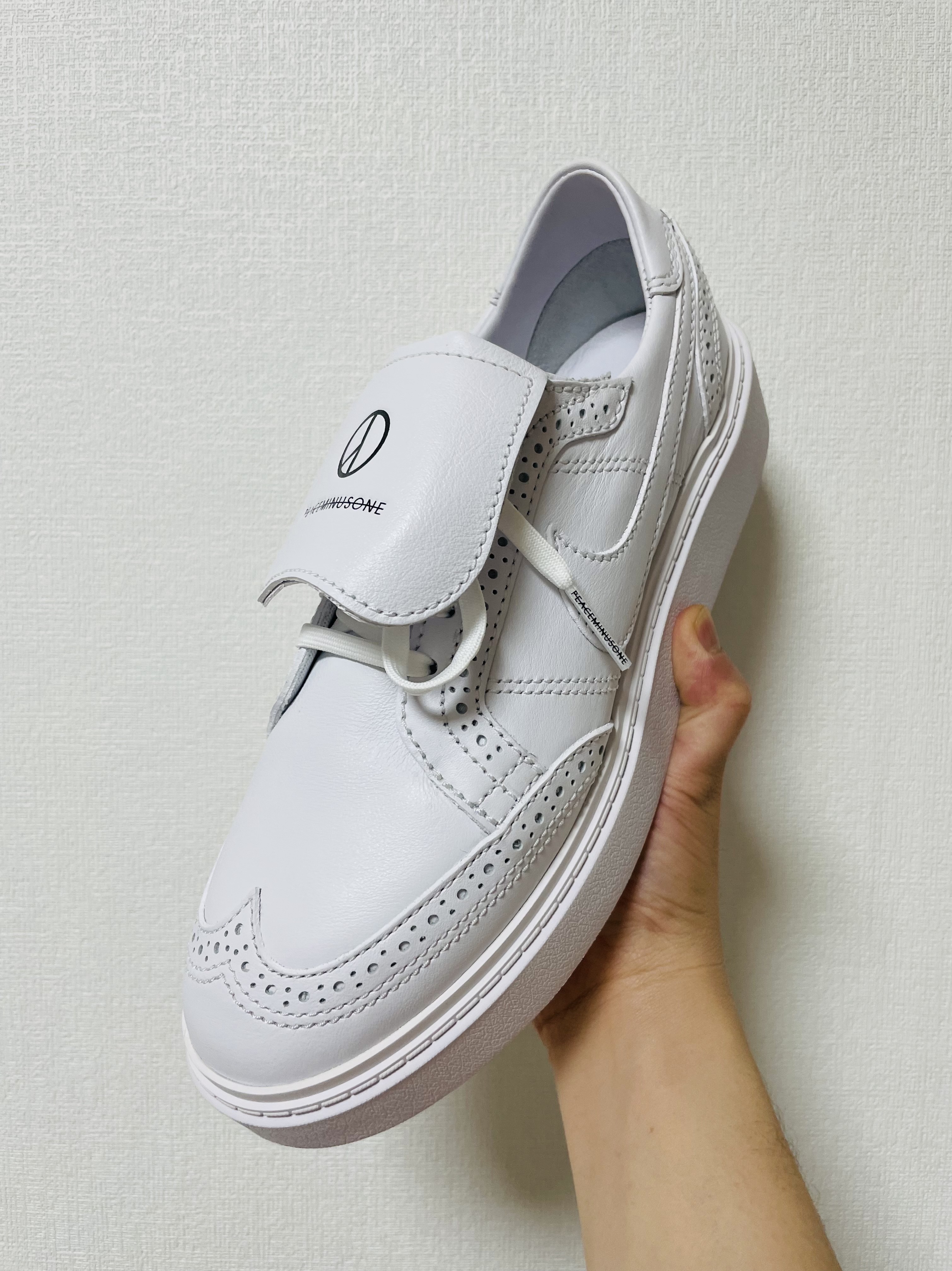 Nike x Peaceminusone Kwondo1 White 착용 스타일 - 2