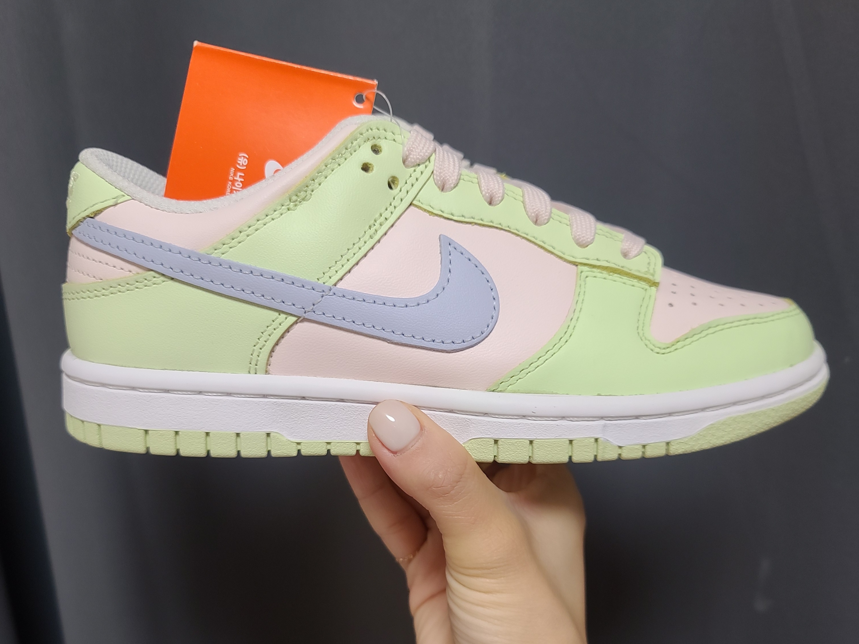 (W) Nike Dunk Low Light Soft Pink 착용 스타일