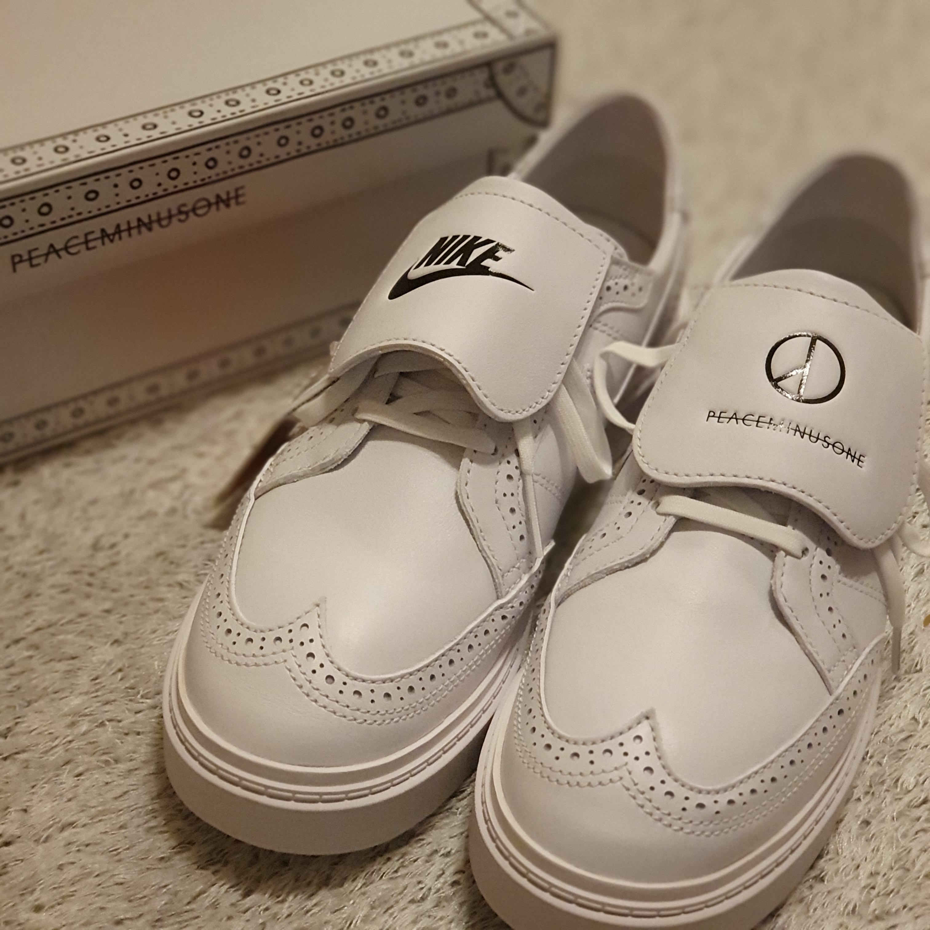 Nike x Peaceminusone Kwondo1 White 착용 스타일