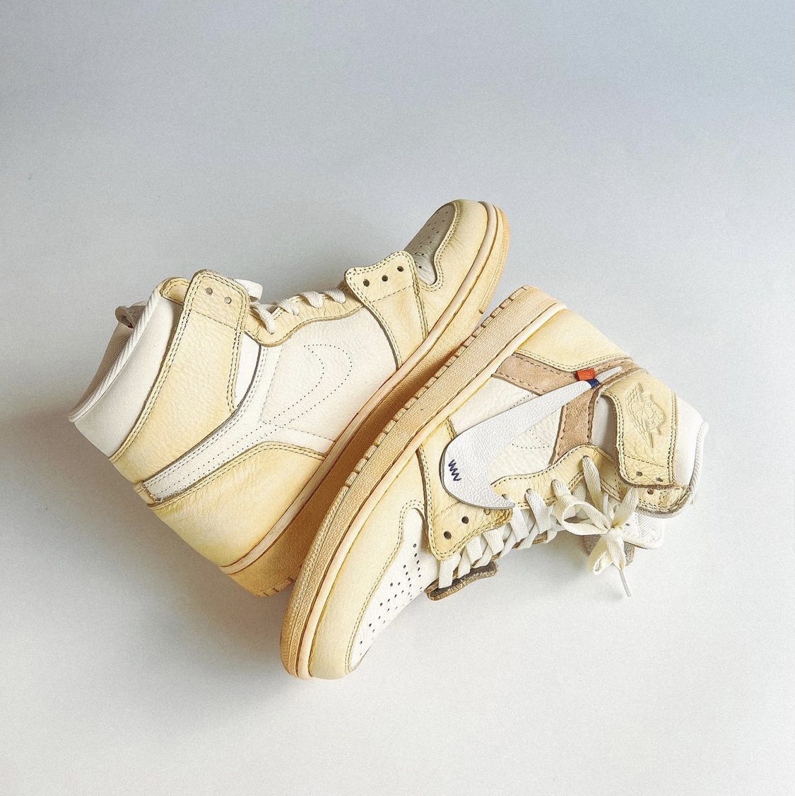 Jordan 1 High 85 Neutral Grey 착용 스타일 - 4