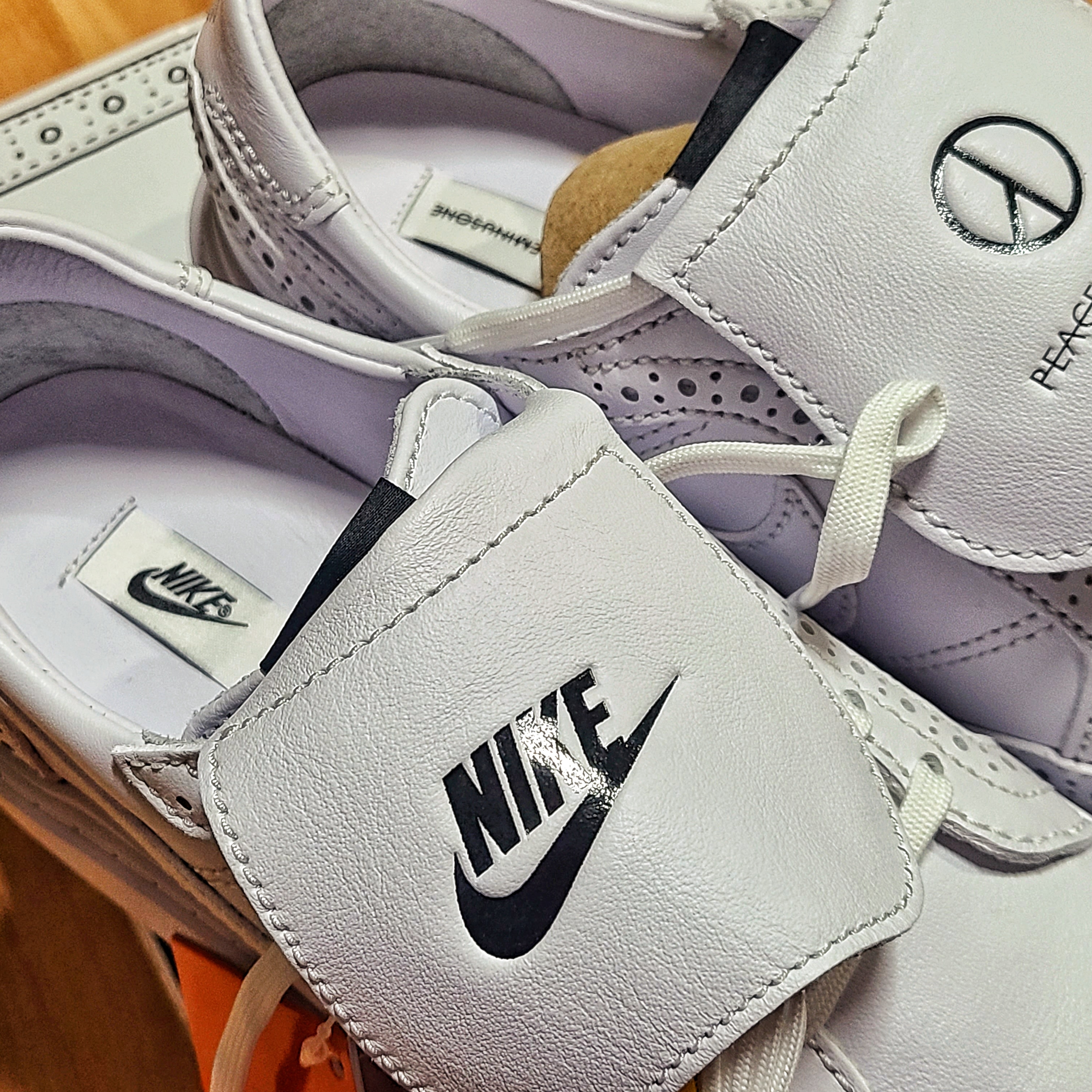 Nike x Peaceminusone Kwondo1 White 착용 스타일 - 3