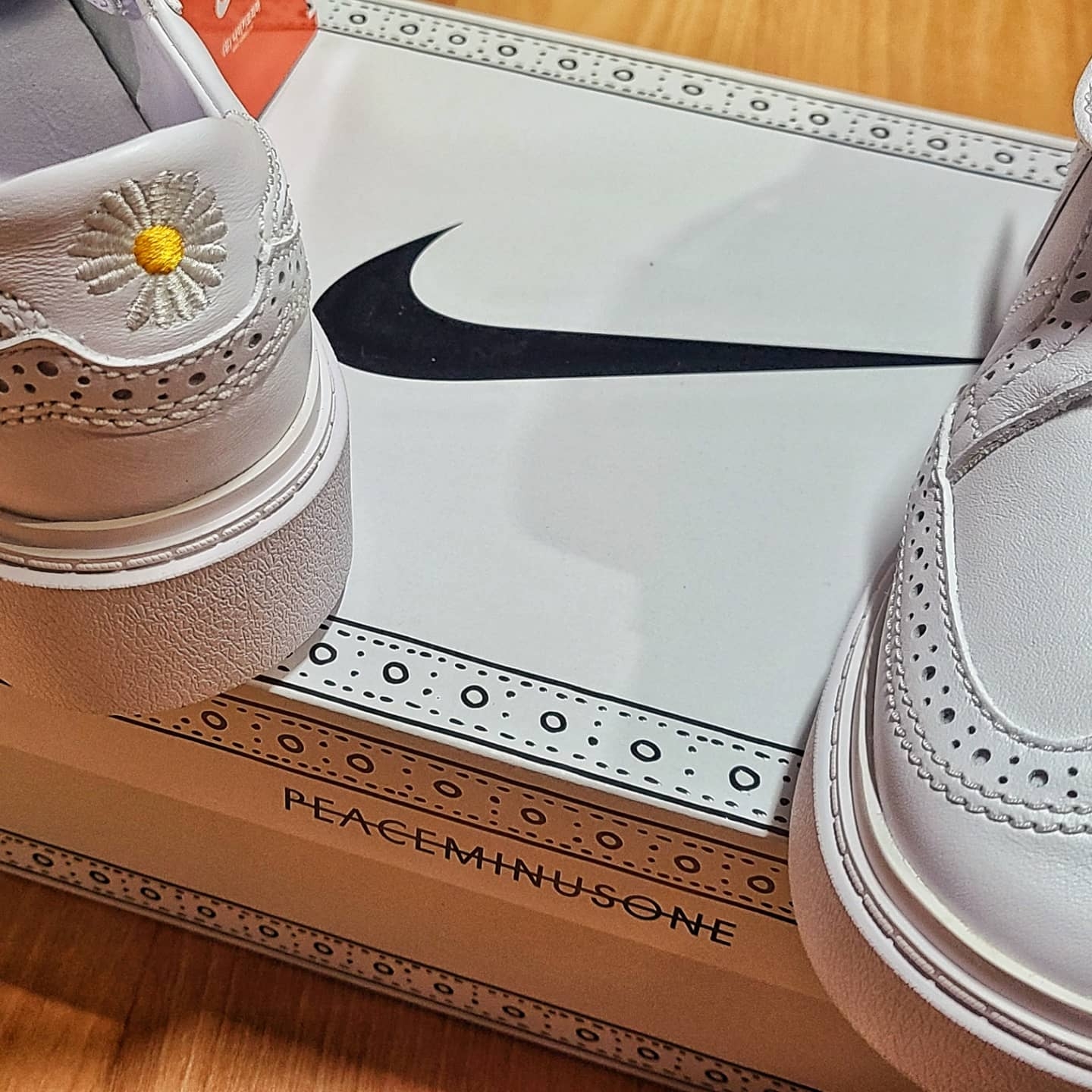 Nike x Peaceminusone Kwondo1 White 착용 스타일 - 2