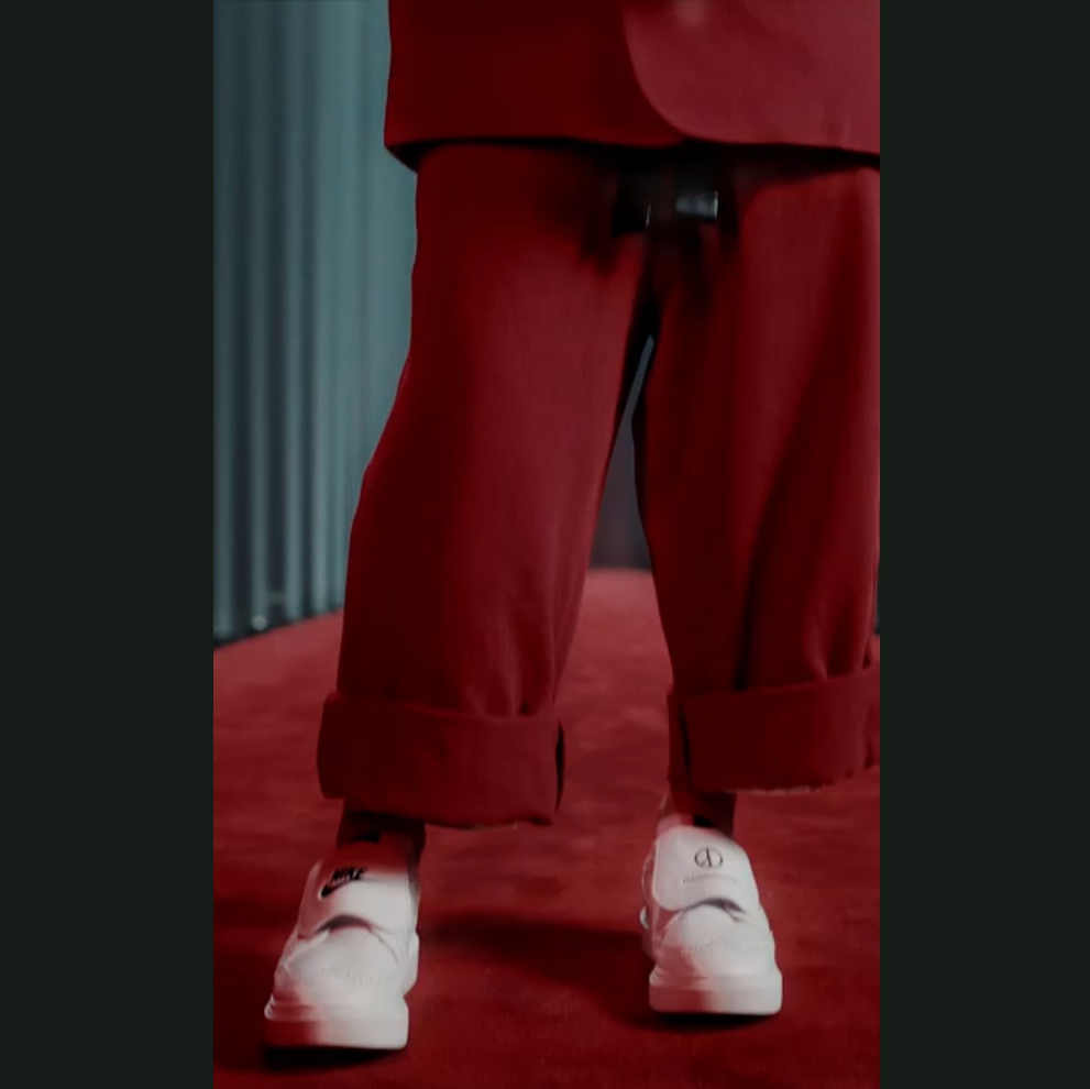 Nike x Peaceminusone Kwondo1 White 착용 스타일 - 1