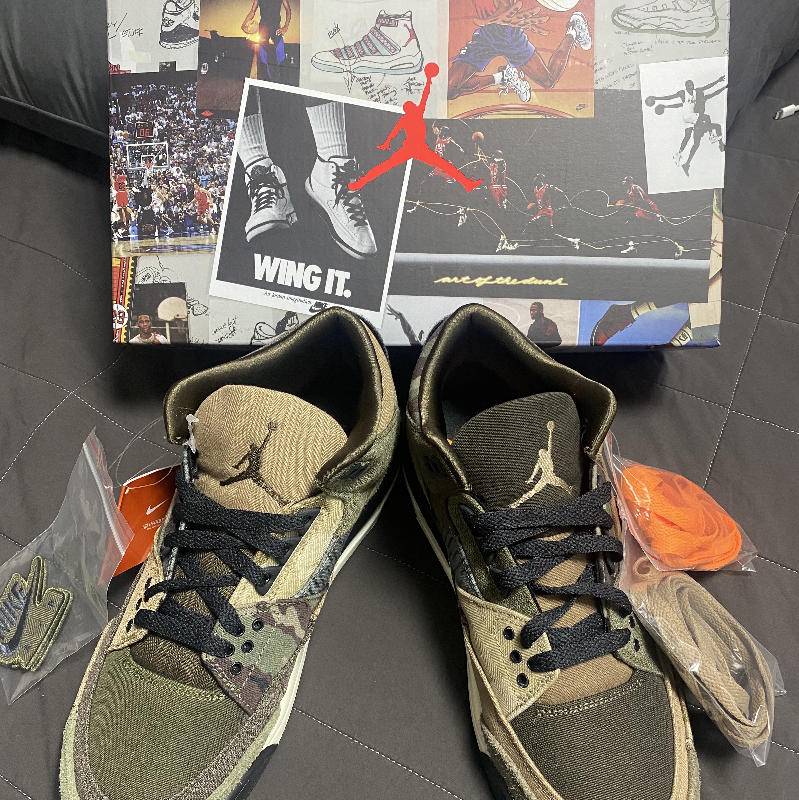 Jordan 3 Retro SE Patchwork 착용 스타일