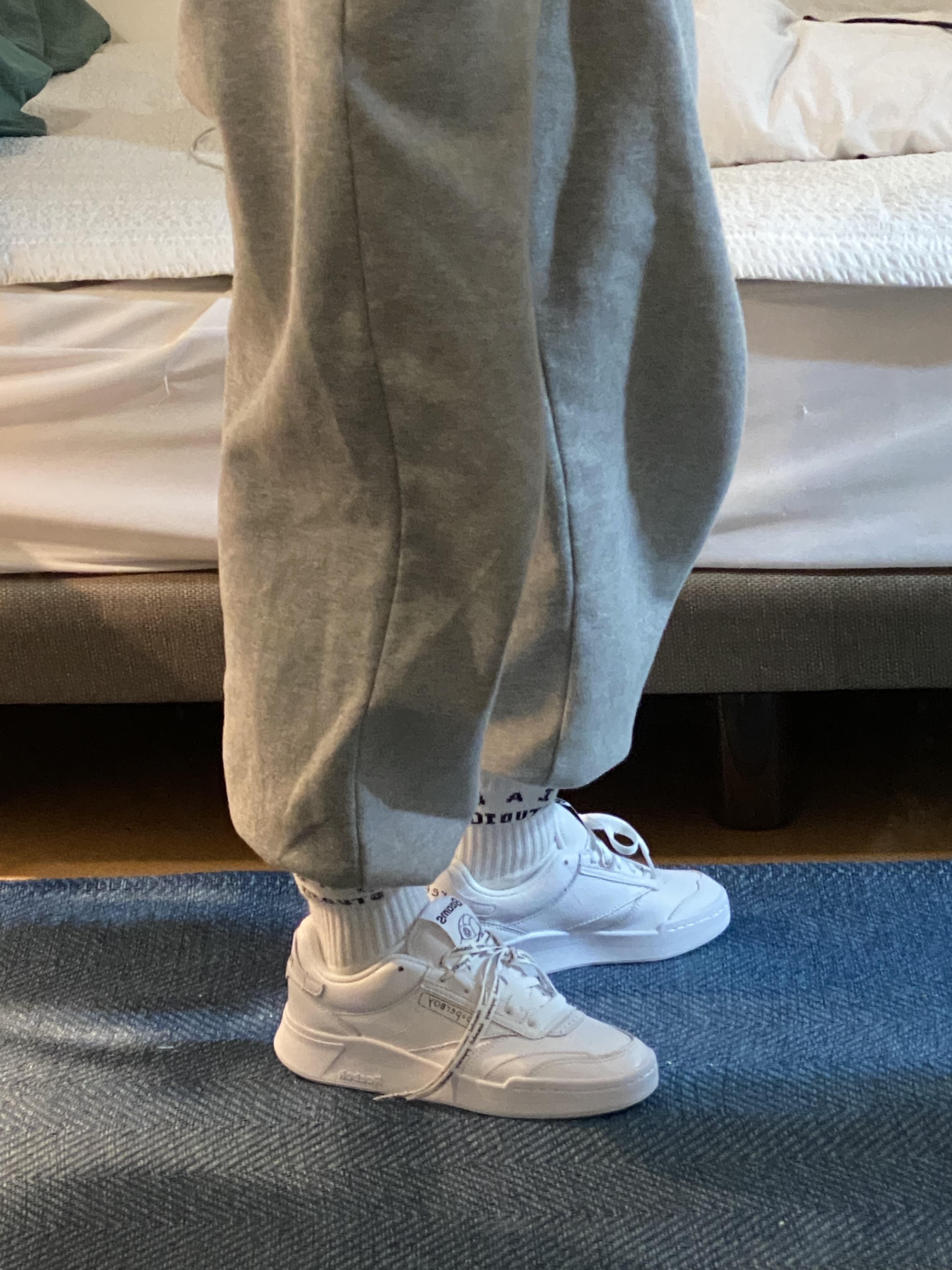 Reebok x Paperboy Paris x Beams Club C Legacy White 착용 스타일 - 3
