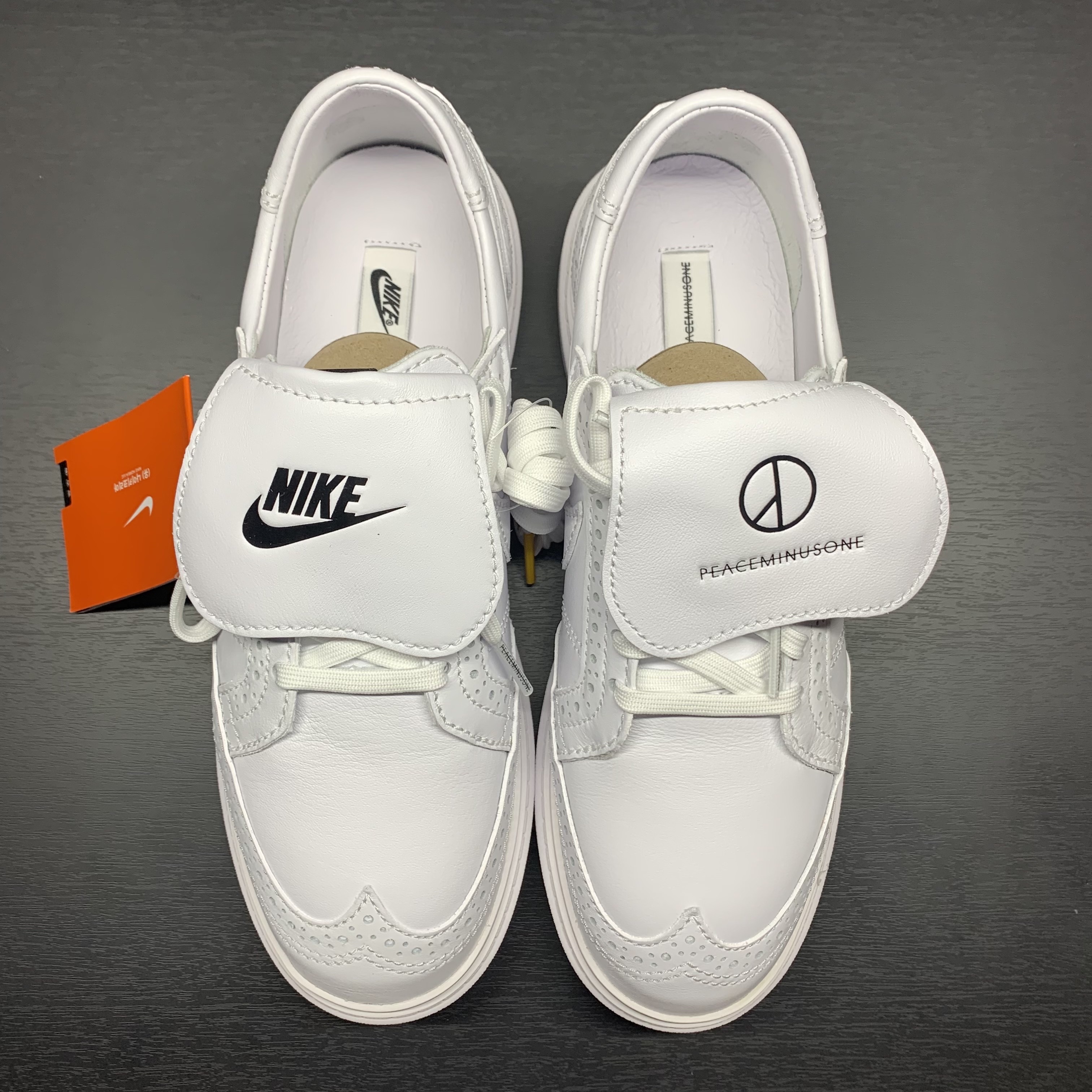 Nike x Peaceminusone Kwondo1 White 착용 스타일 - 3