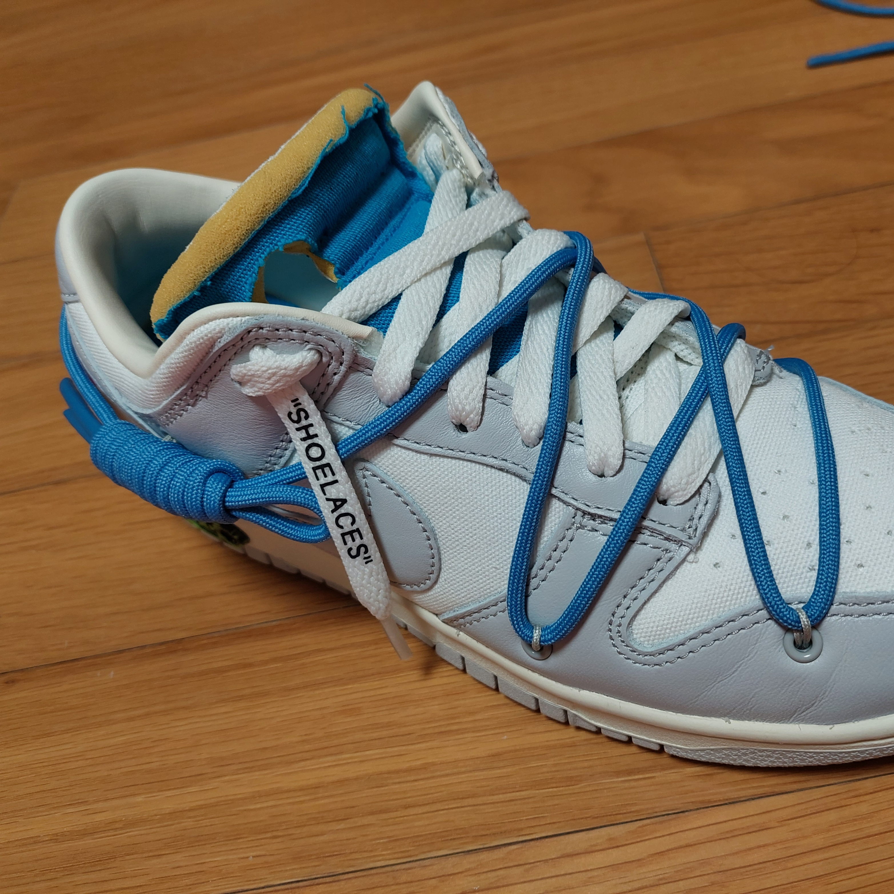 Nike x Off-White Dunk Low The 50 - Lot 47 착용 스타일 - 3