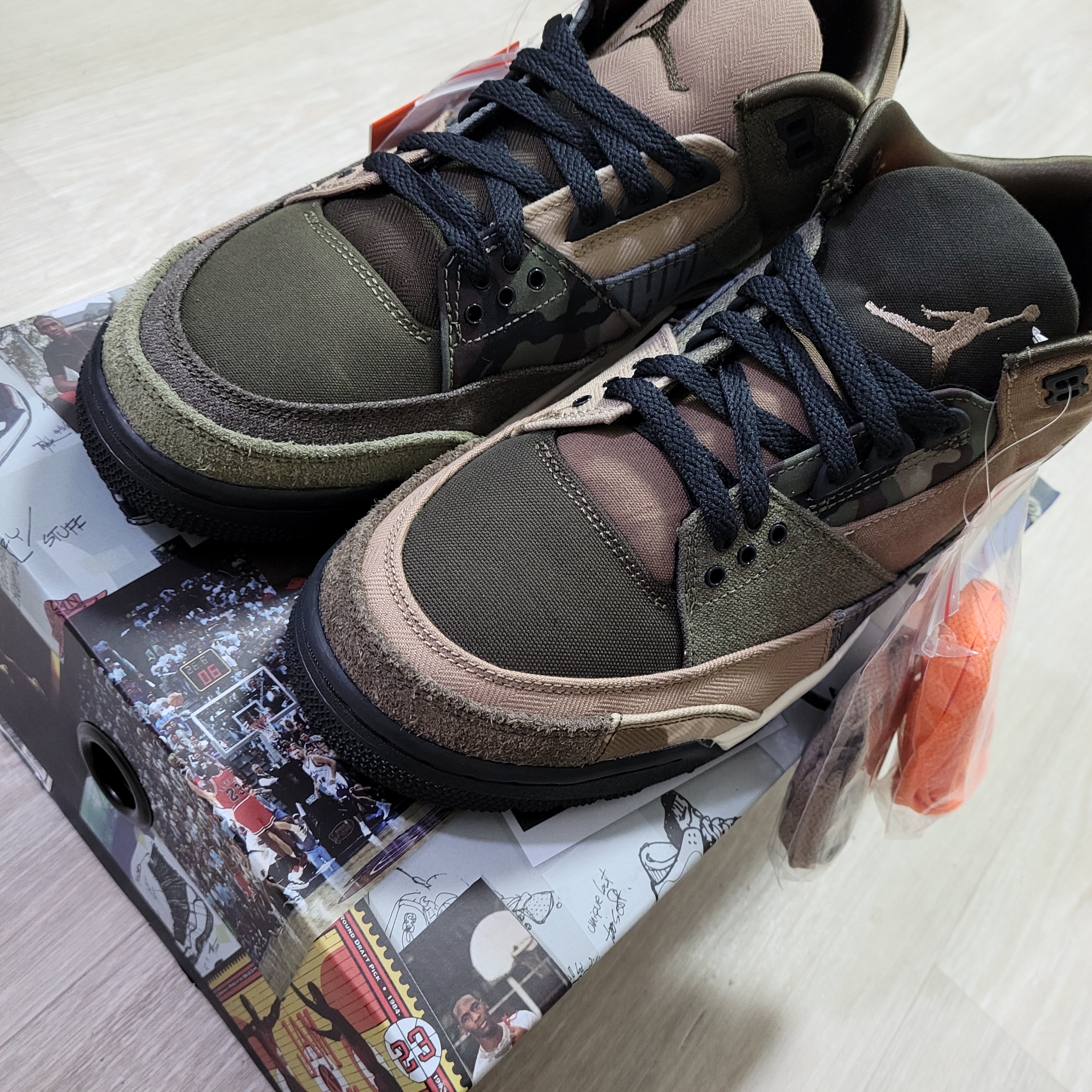 Jordan 3 Retro SE Patchwork 착용 스타일 - 2