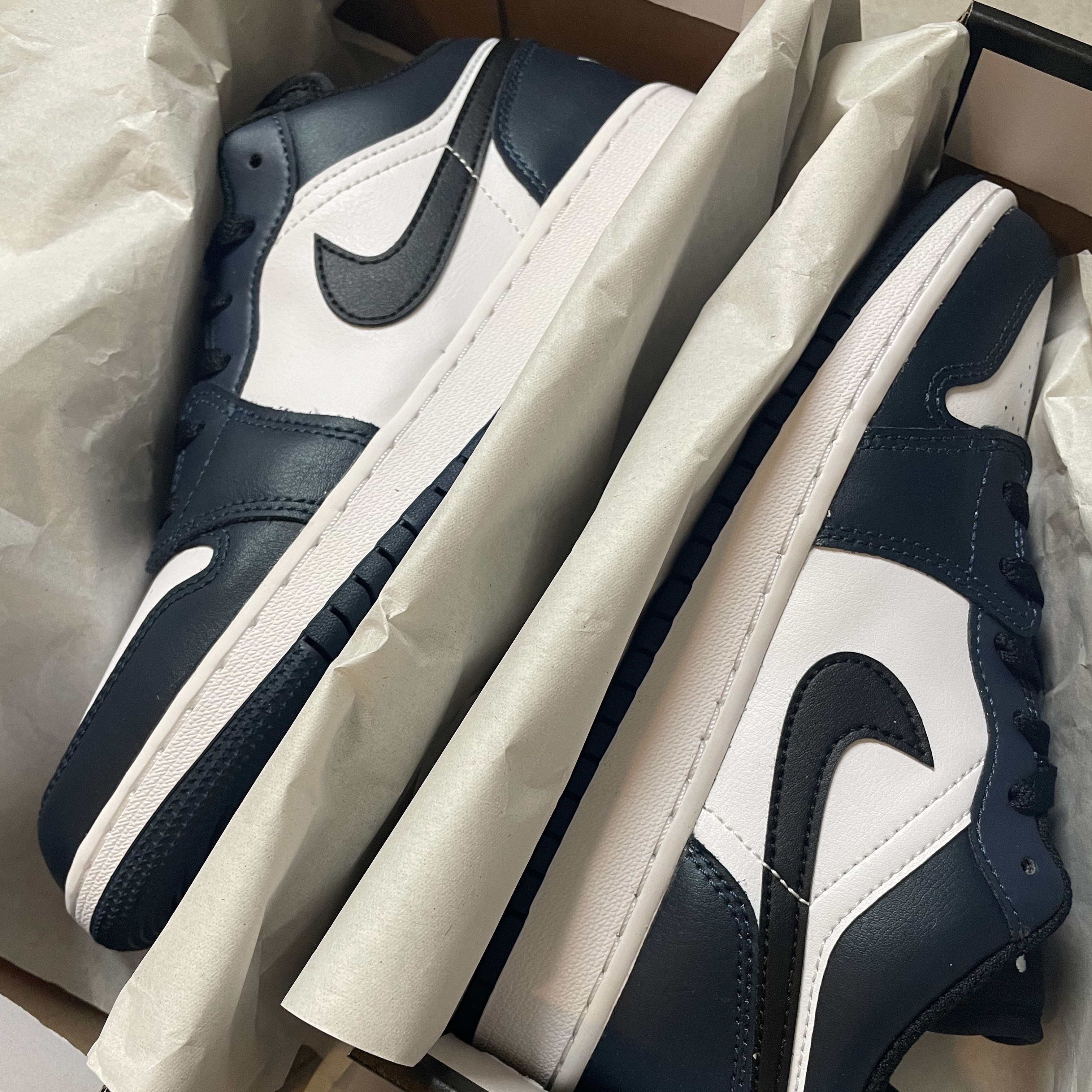 (GS) Jordan 1 Low Armory Navy 착용 스타일