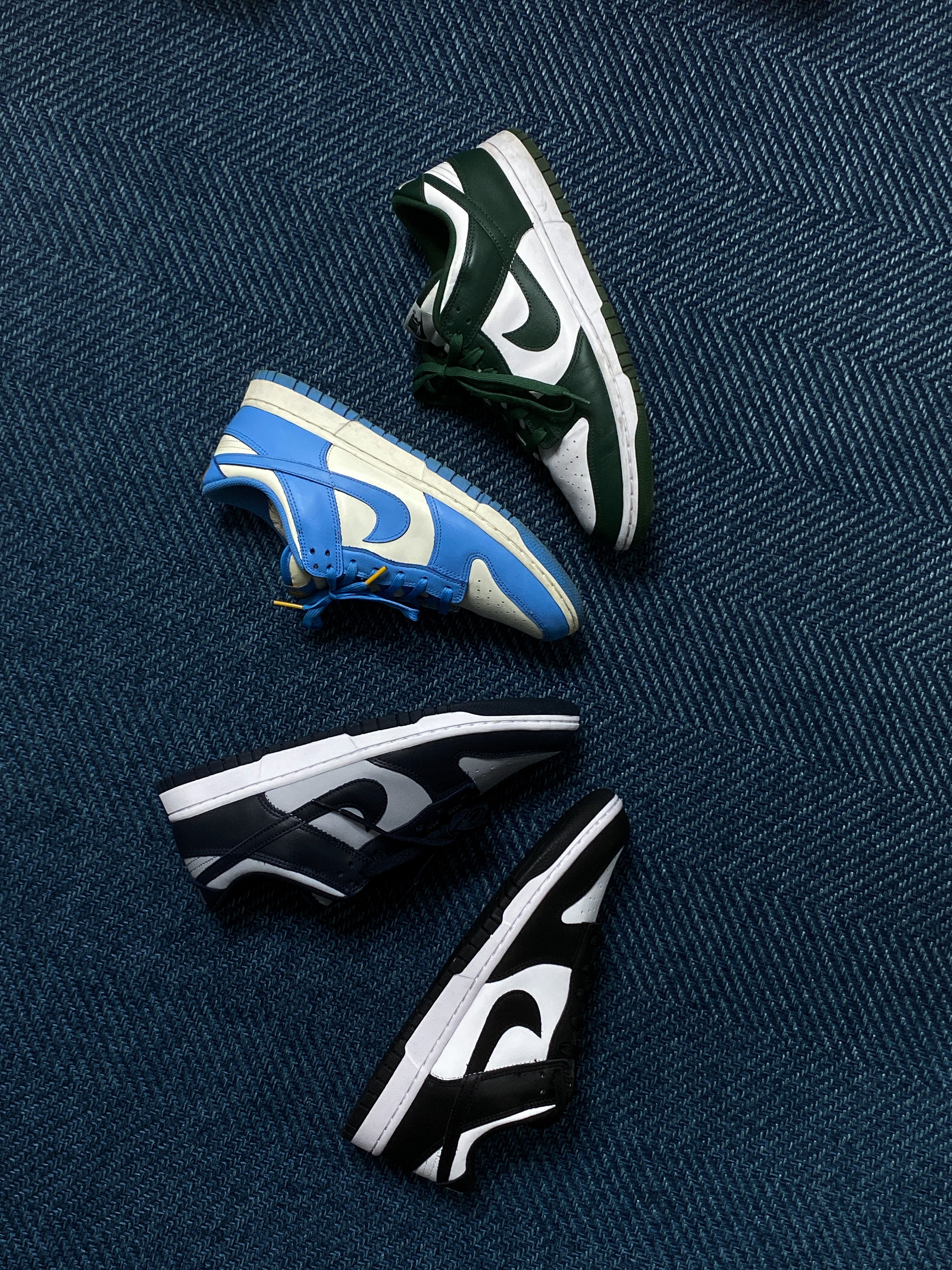 Nike Dunk Low Retro Varsity Green, (W) Nike Dunk Low Coast 착용 스타일