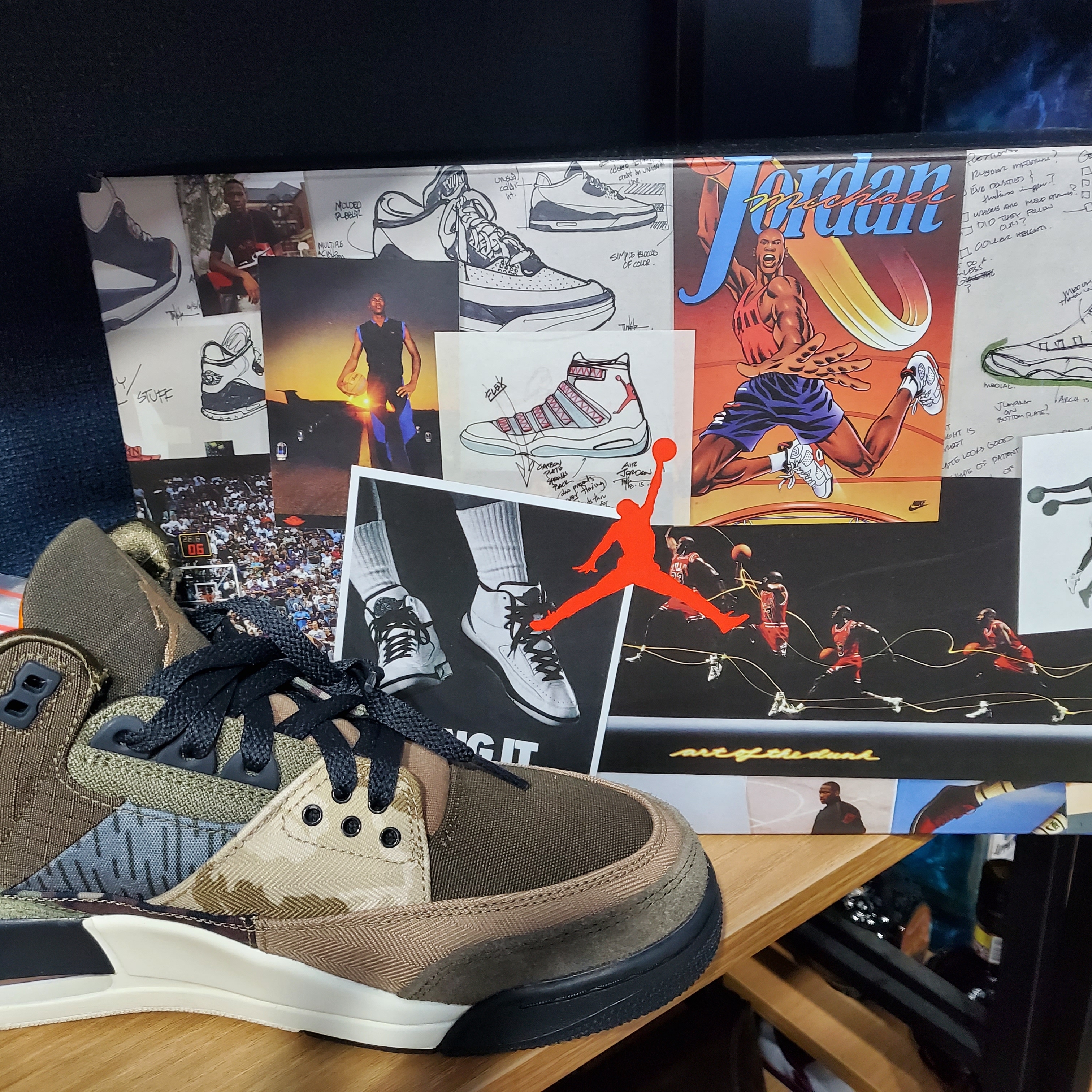 Jordan 3 Retro SE Patchwork 착용 스타일 - 1