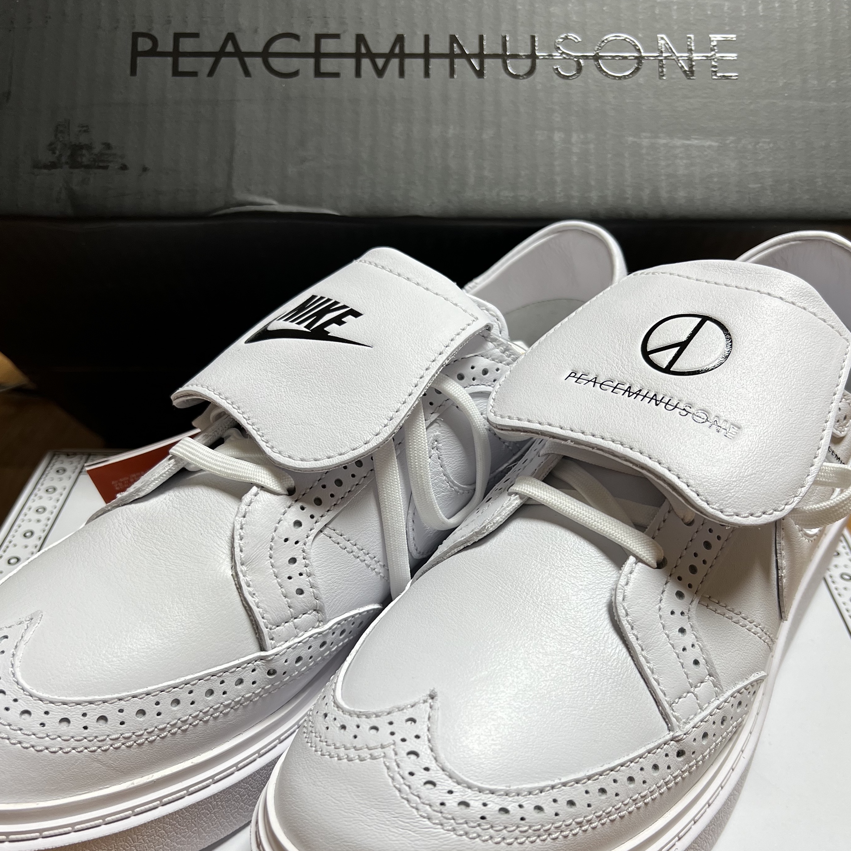 Nike x Peaceminusone Kwondo1 White 착용 스타일