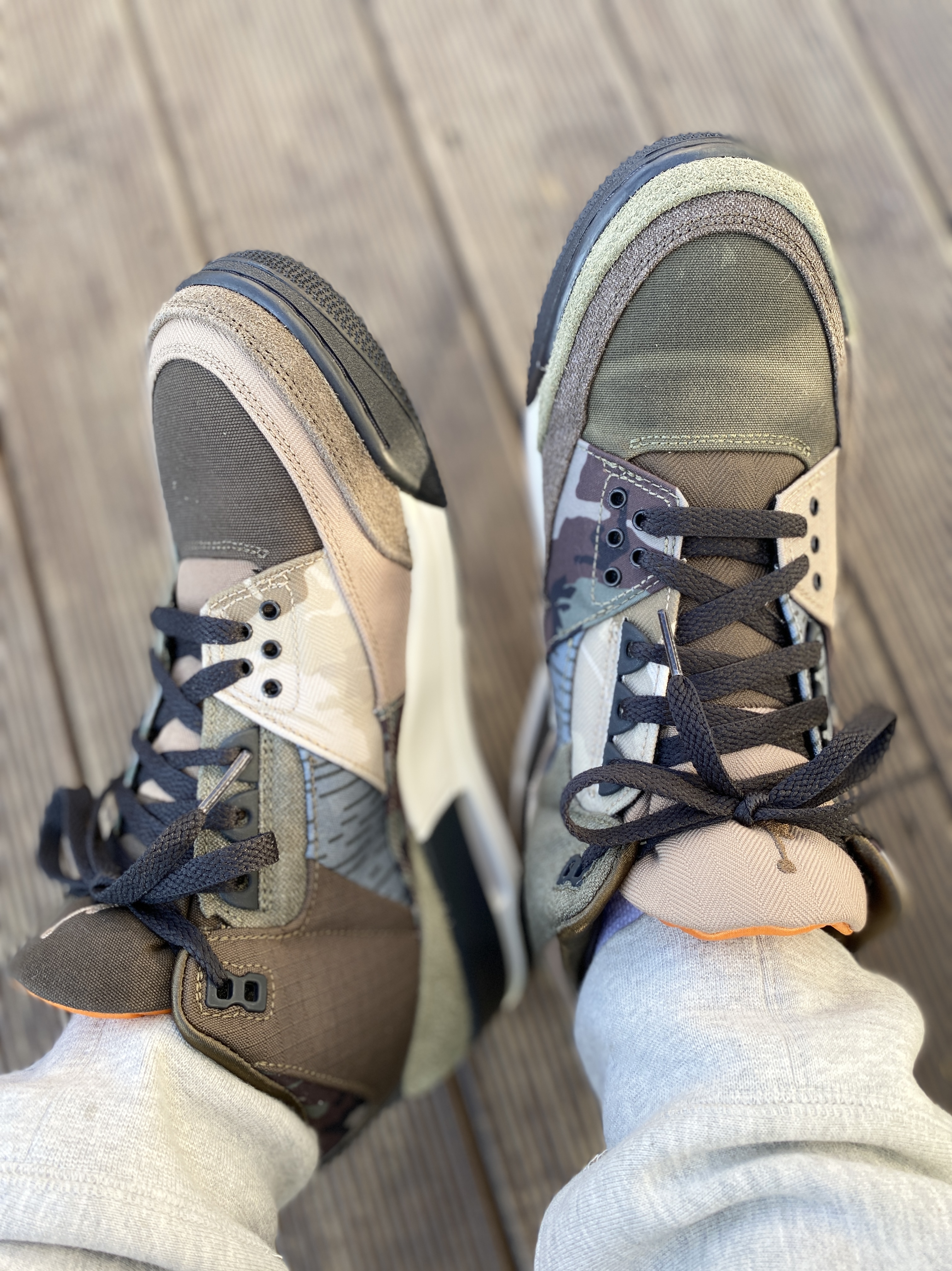 Jordan 3 Retro SE Patchwork 착용 스타일