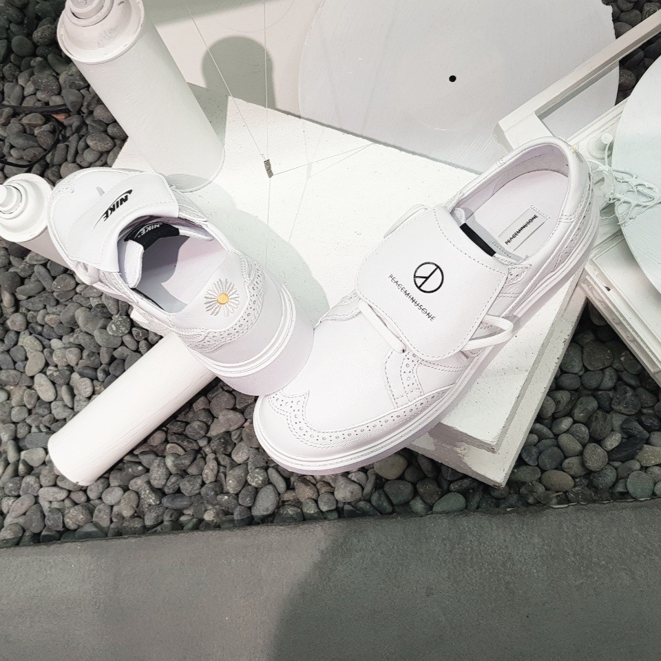 Nike x Peaceminusone Kwondo1 White 착용 스타일 - 5