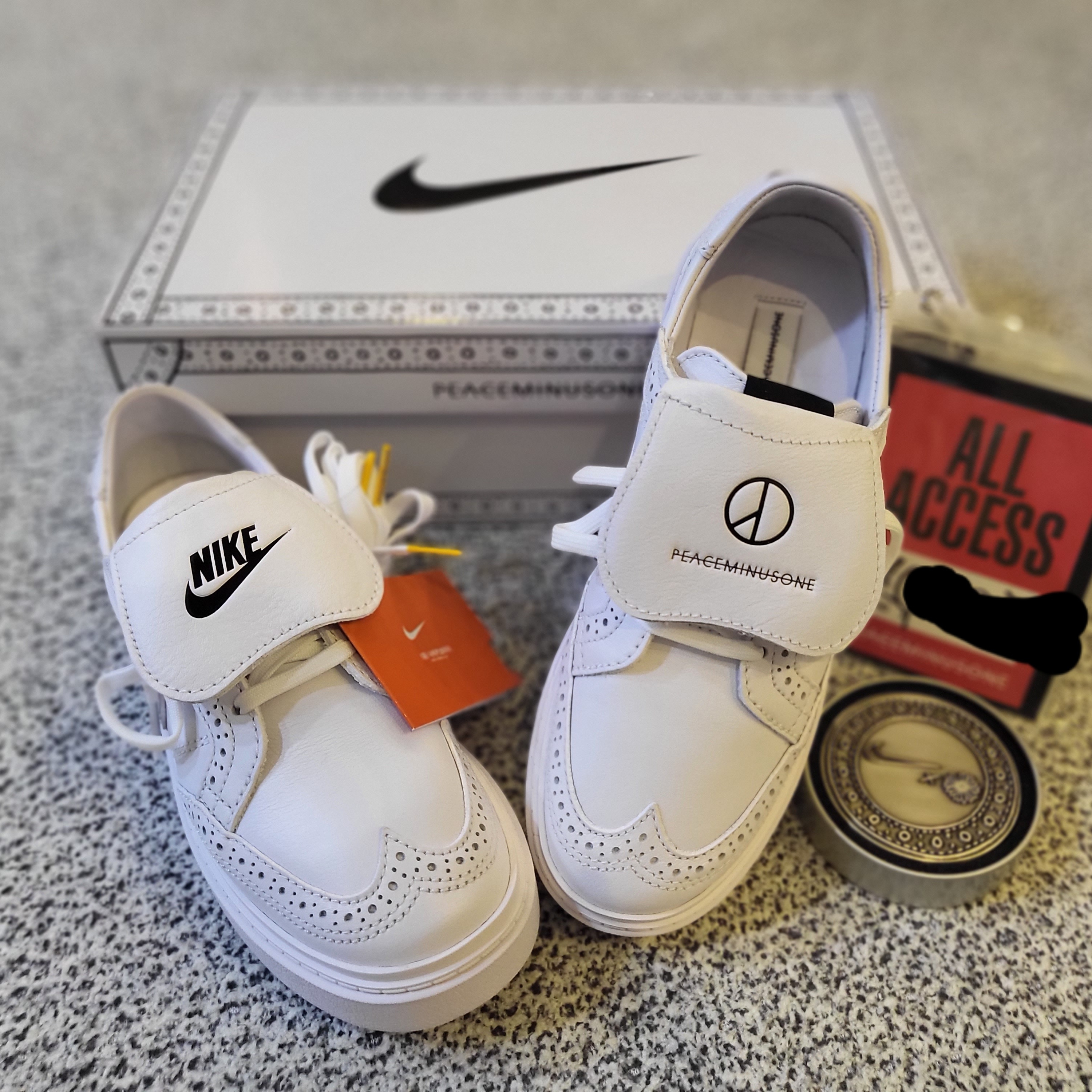 Nike x Peaceminusone Kwondo1 White 착용 스타일