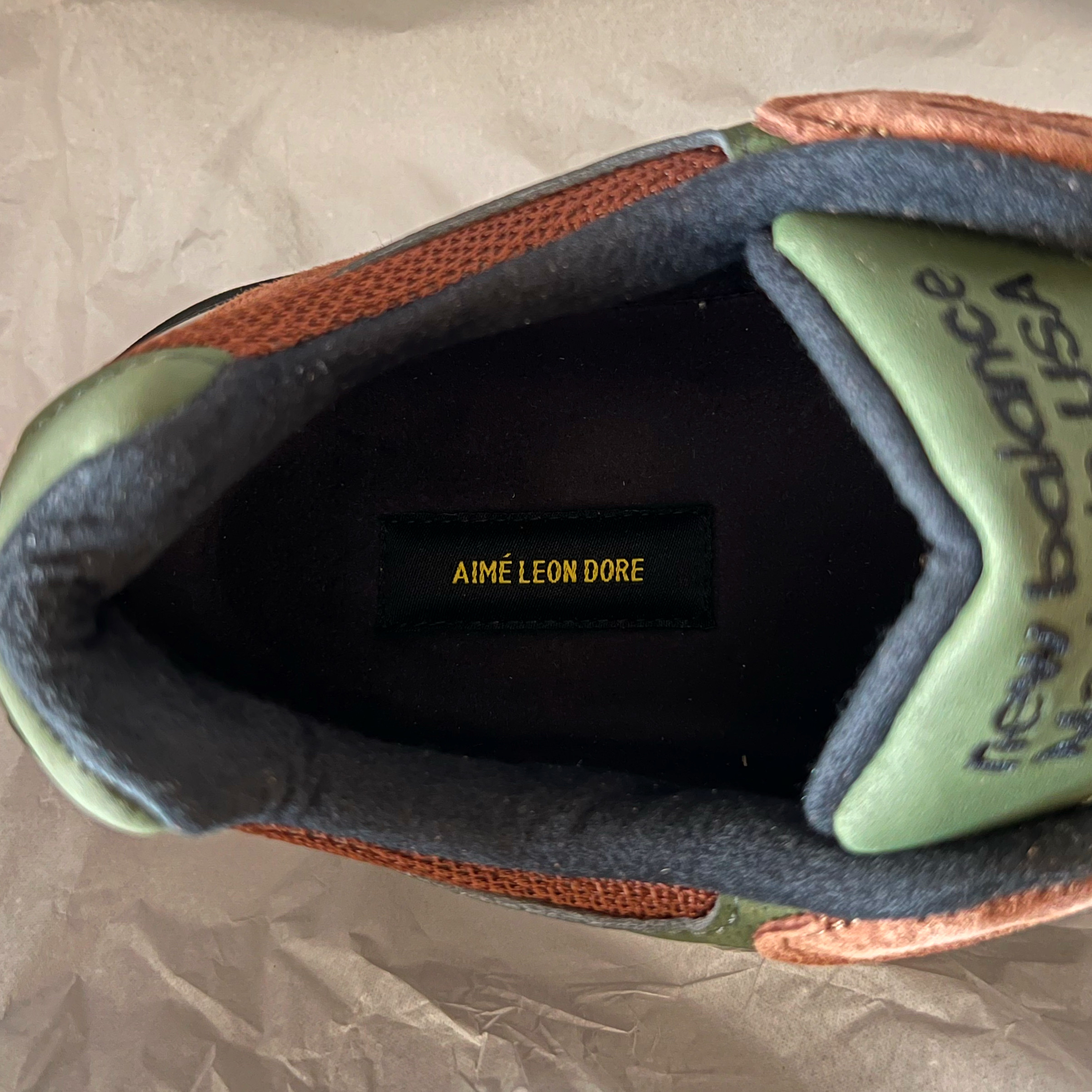 New Balance x Aime Leon Dore 993 Made in USA Brown 착용 스타일 - 3