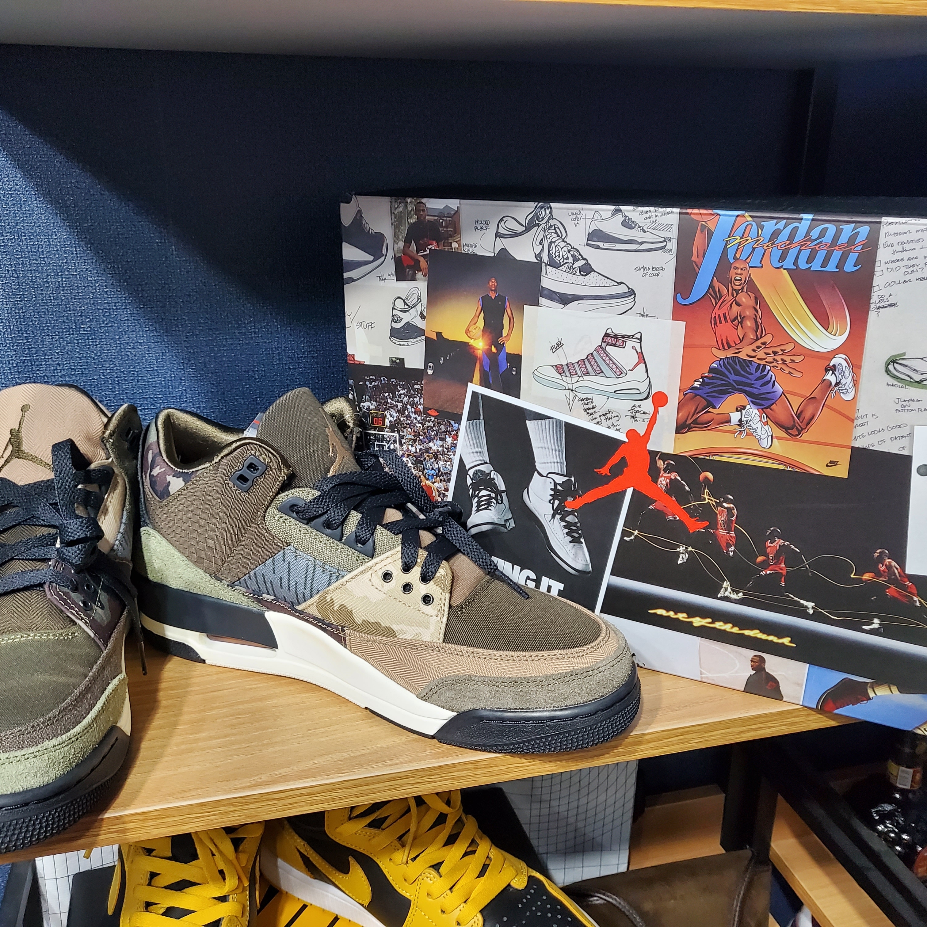 Jordan 3 Retro SE Patchwork 착용 스타일 - 3