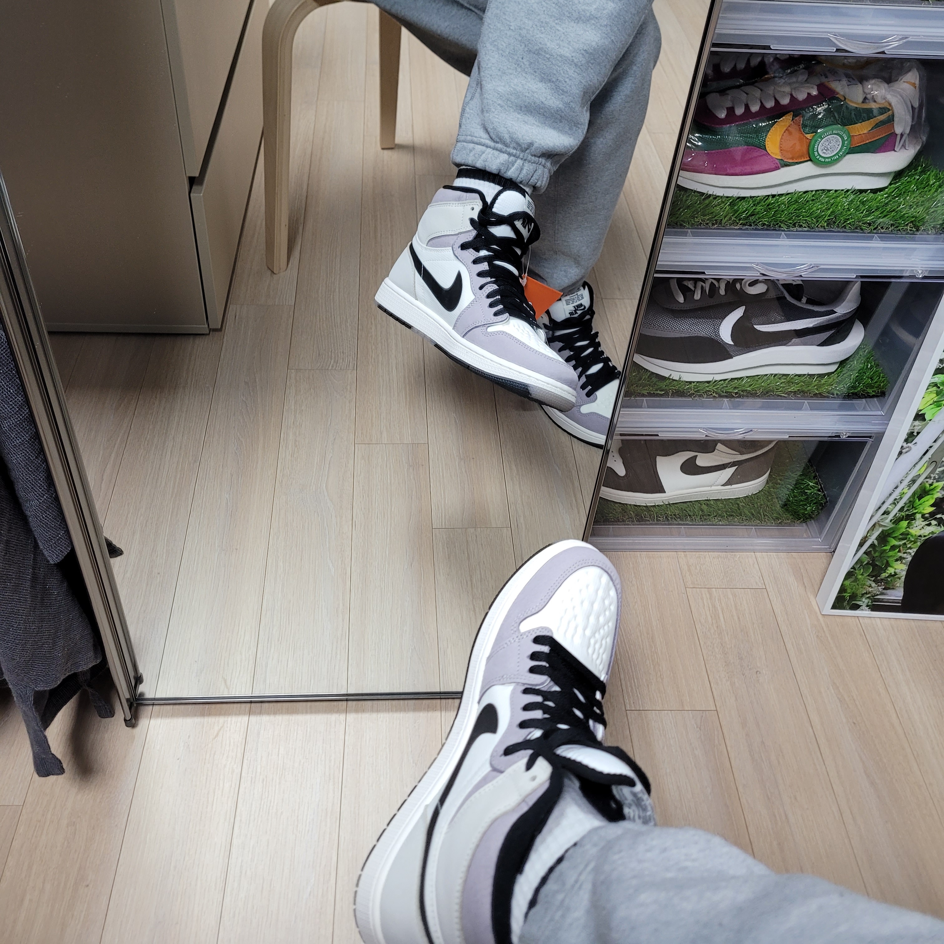 Jordan 1 Element Gore-Tex Sail 착용 스타일