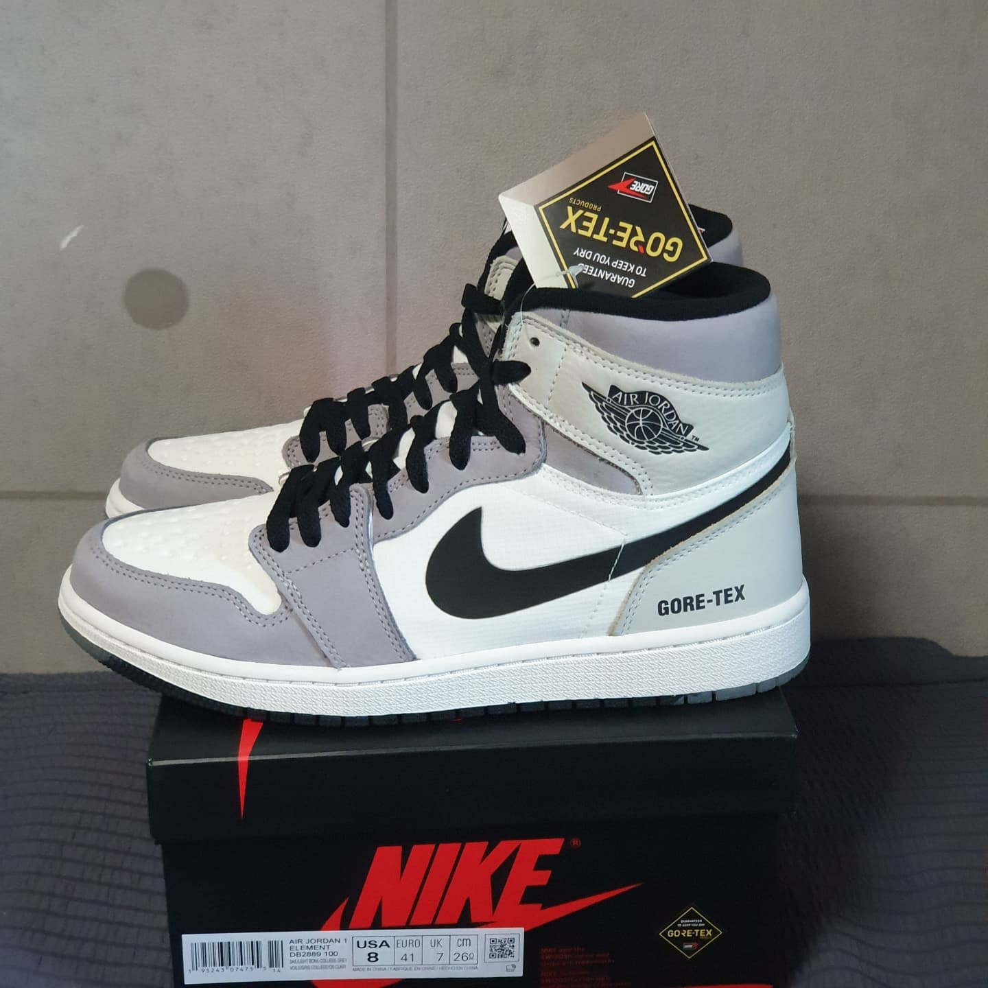Jordan 1 Element Gore-Tex Sail 착용 스타일 - 4