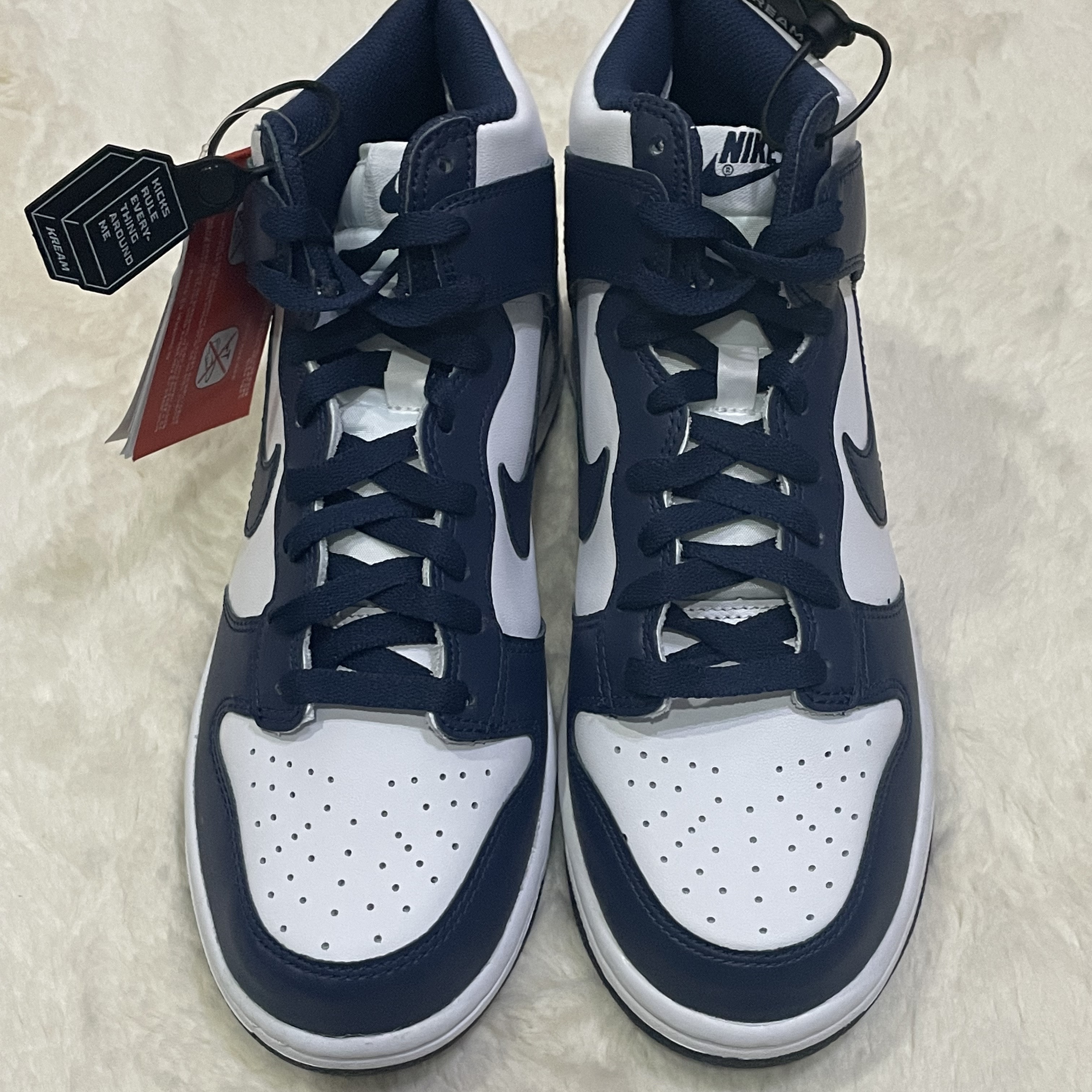 (GS) Nike Dunk High Championship Navy 착용 스타일 - 4
