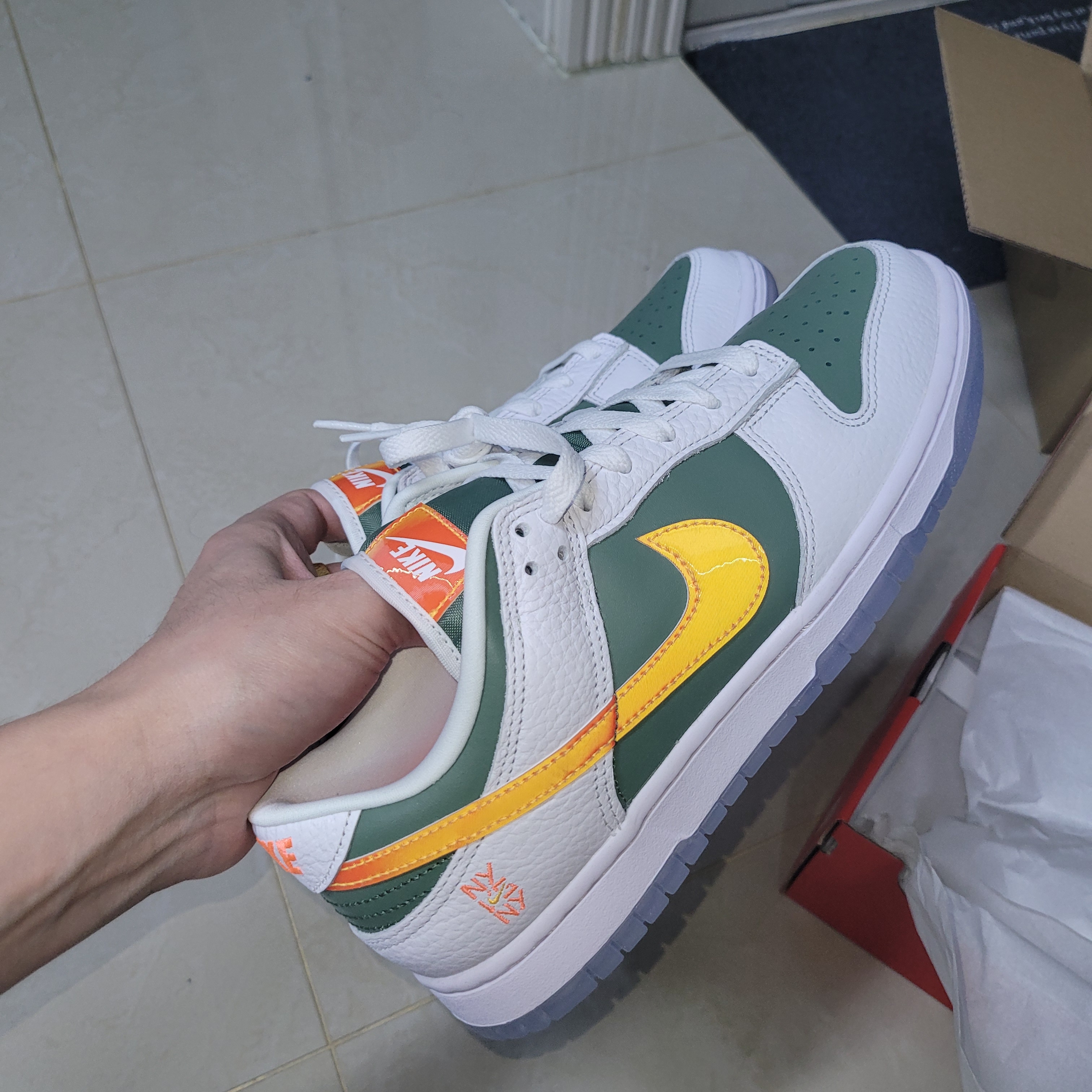 Nike Dunk Low NY vs NY 착용 스타일 - 2