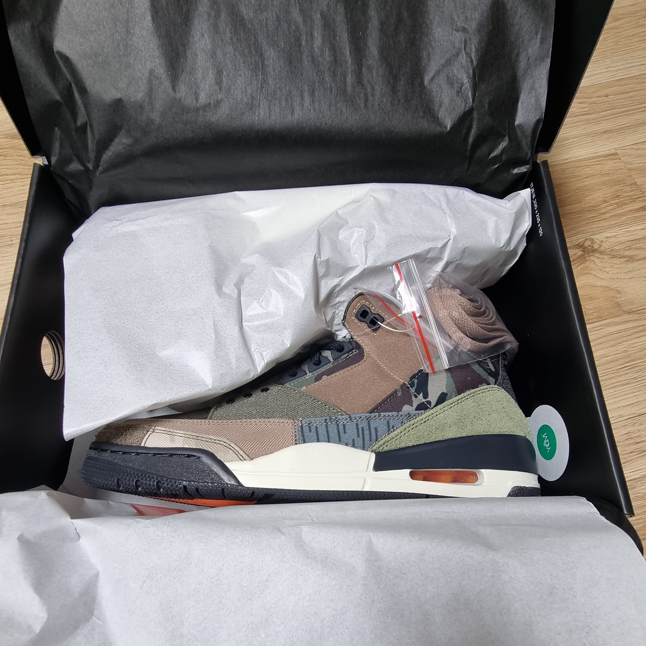 Jordan 3 Retro SE Patchwork 착용 스타일 - 2