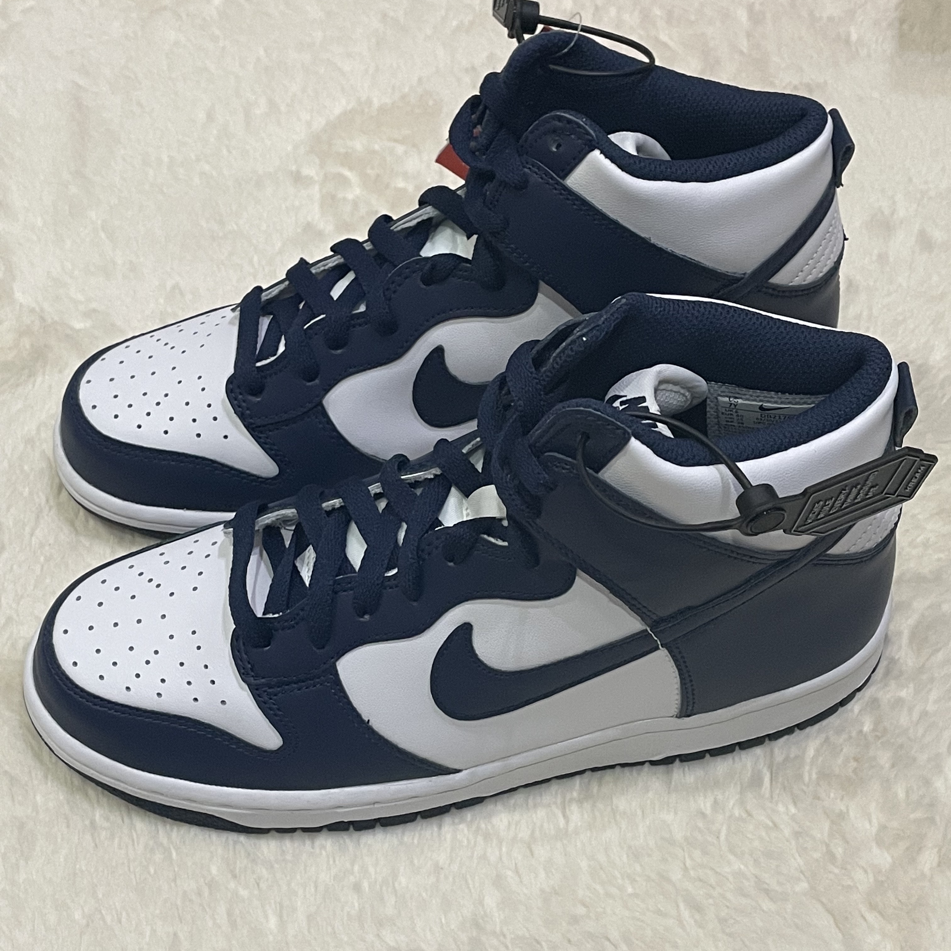 (GS) Nike Dunk High Championship Navy 착용 스타일 - 2