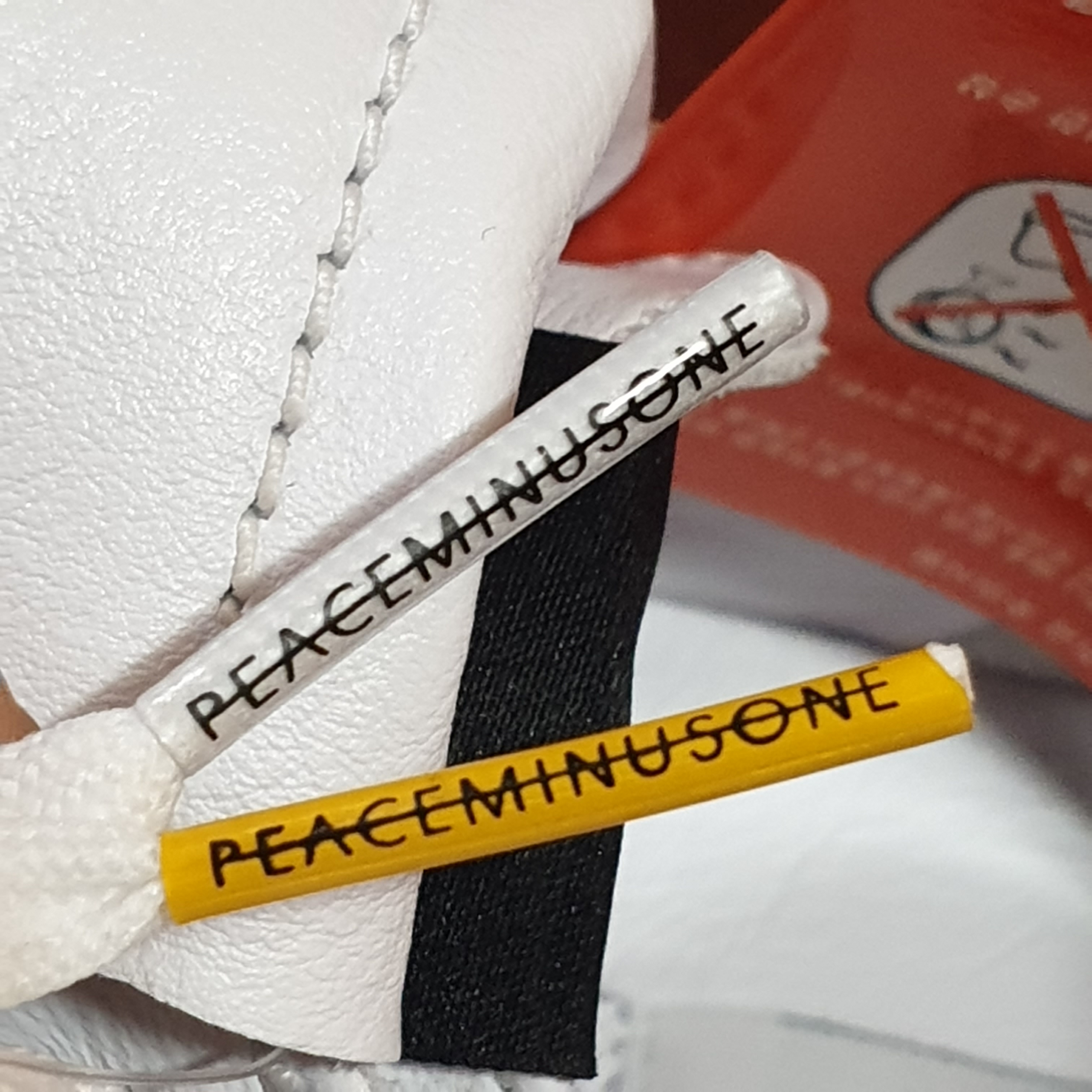 Nike x Peaceminusone Kwondo1 White 착용 스타일 - 5
