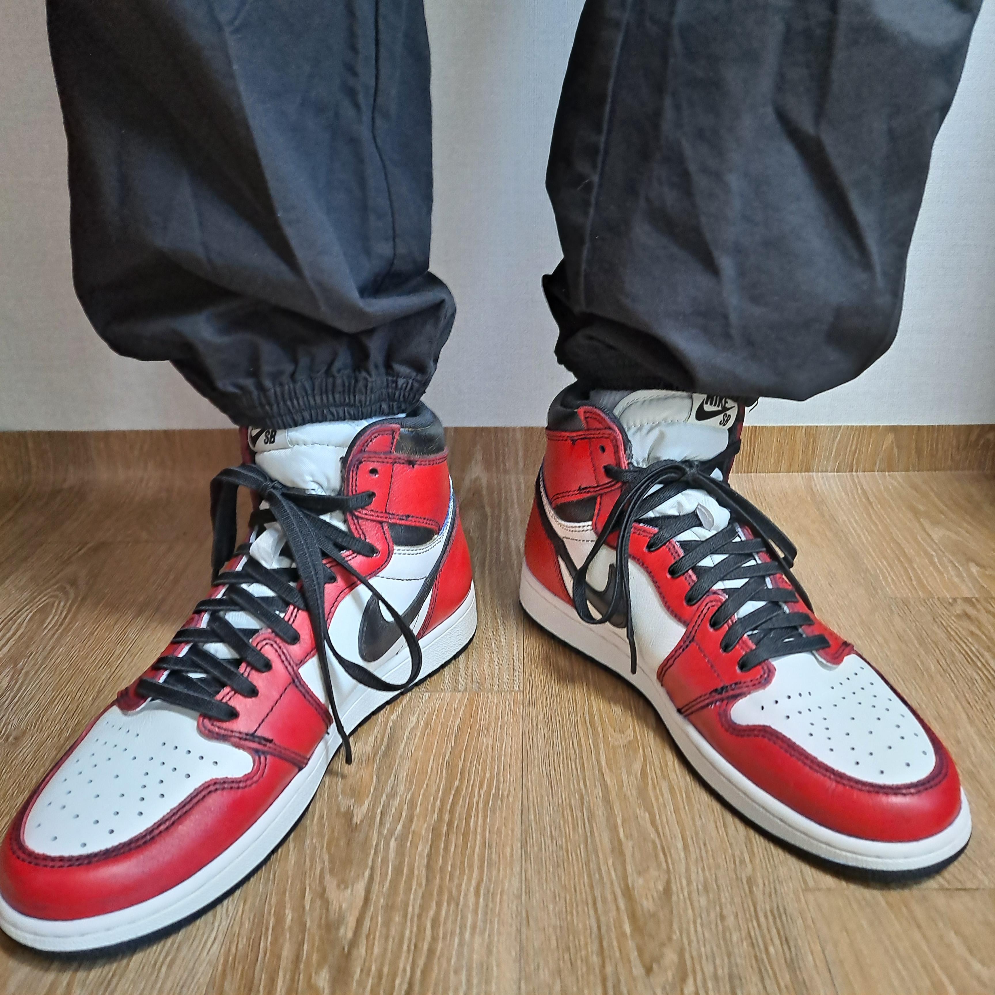 Jordan 1 Retro High OG Defiant SB LA to Chicago 착용 스타일 - 1