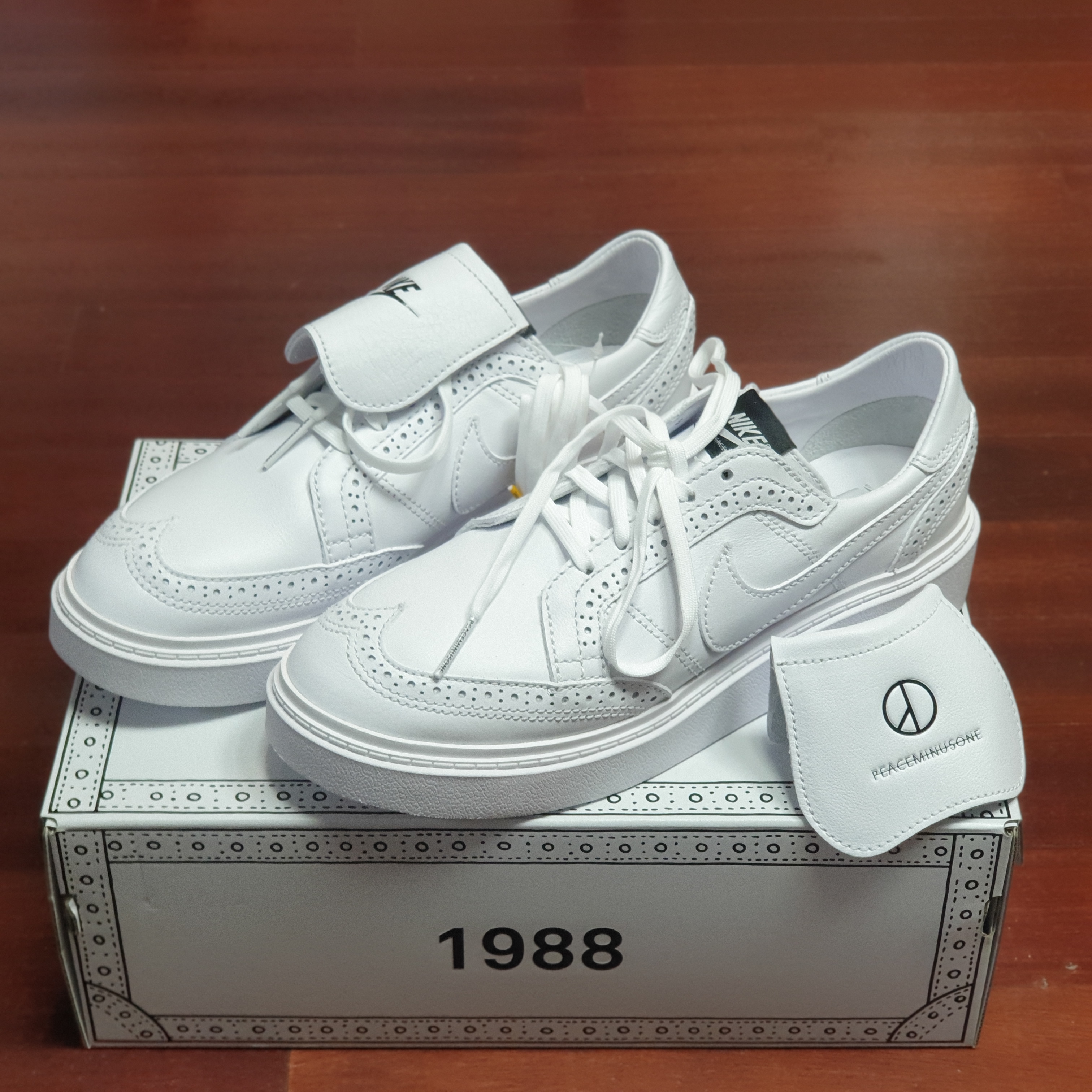 Nike x Peaceminusone Kwondo1 White 착용 스타일 - 2