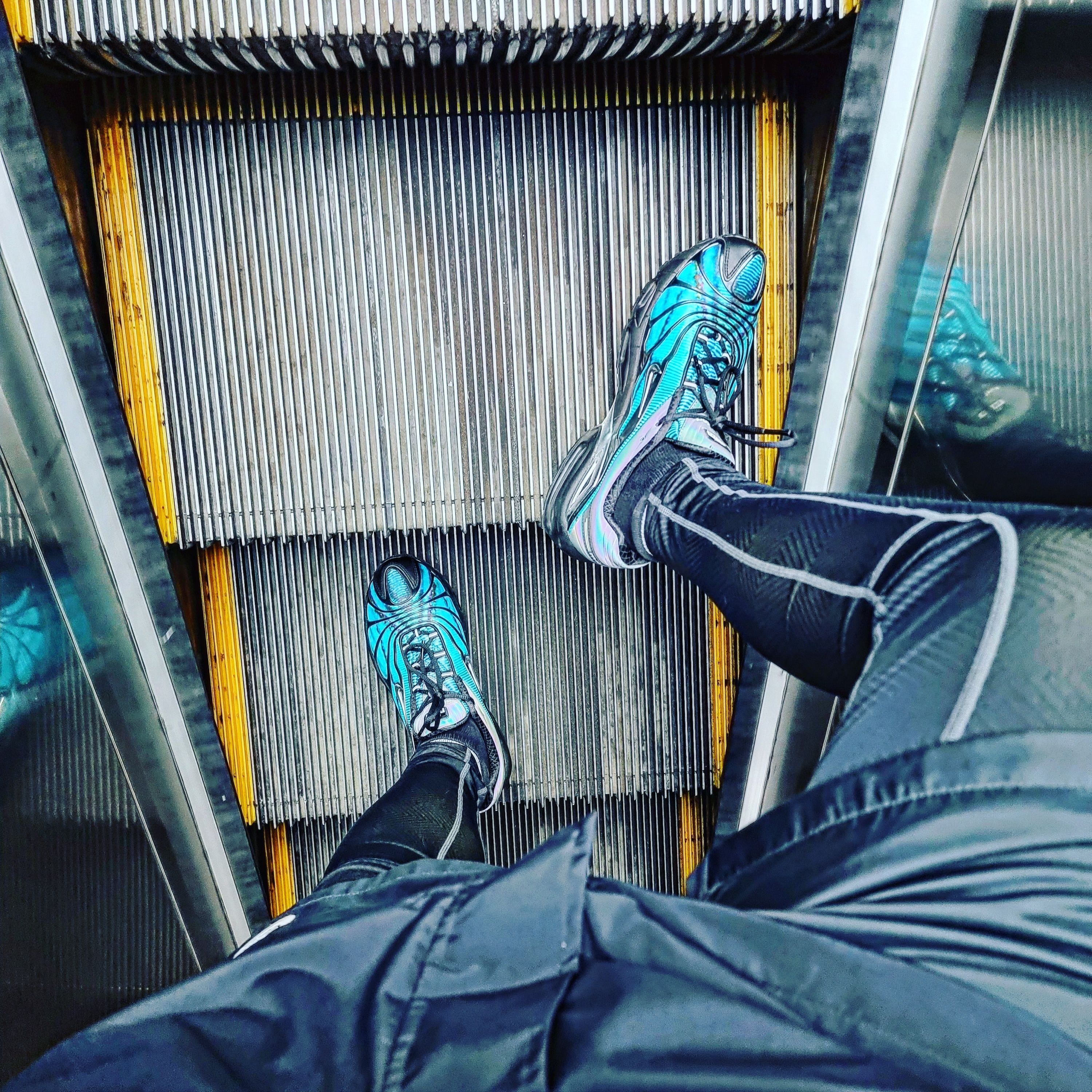 Nike x Skepta Air Max Tailwind 5 Chrome Blue 착용 스타일