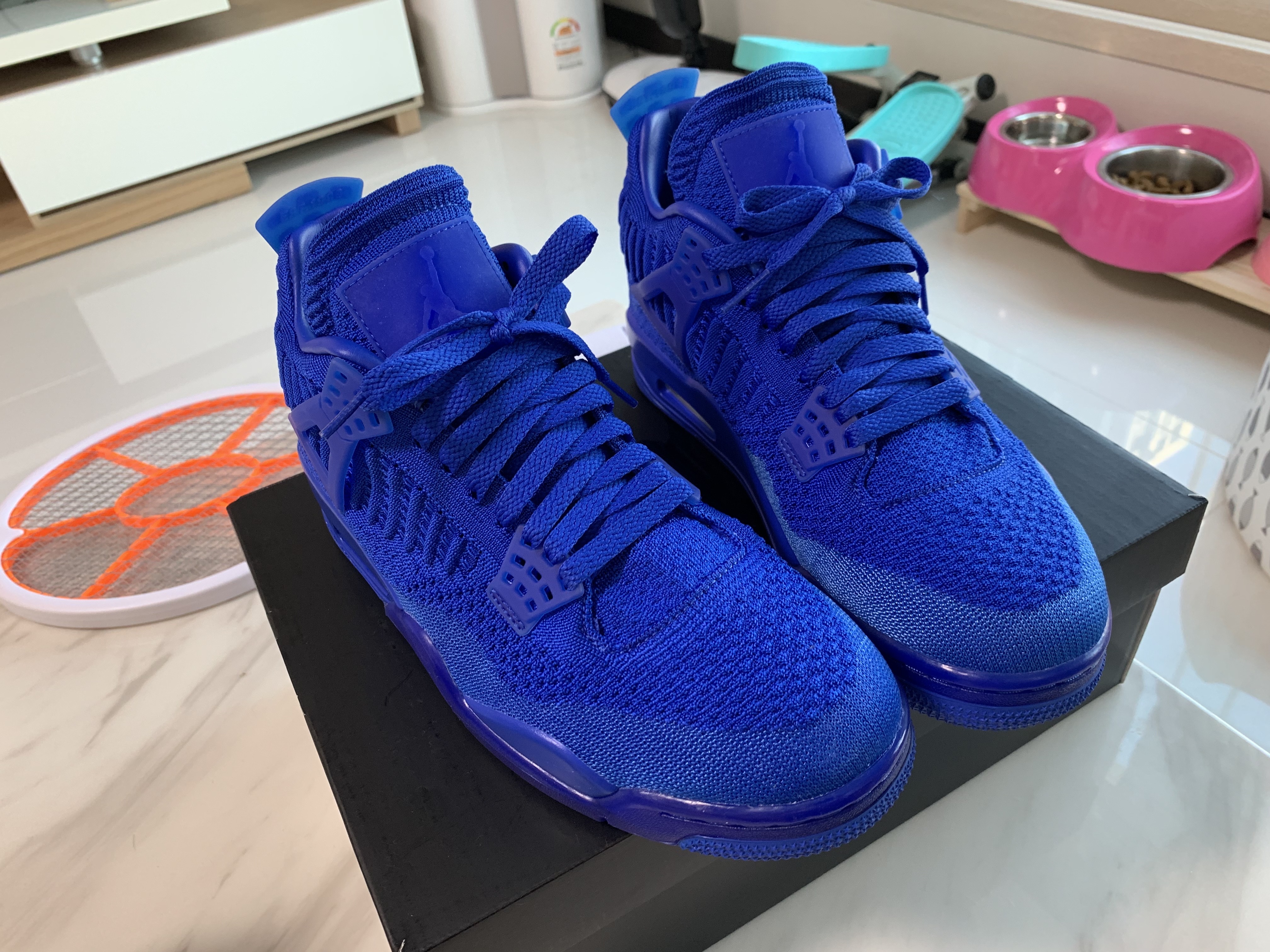 Jordan 4 Retro Flyknit Royal 착용 스타일 - 4