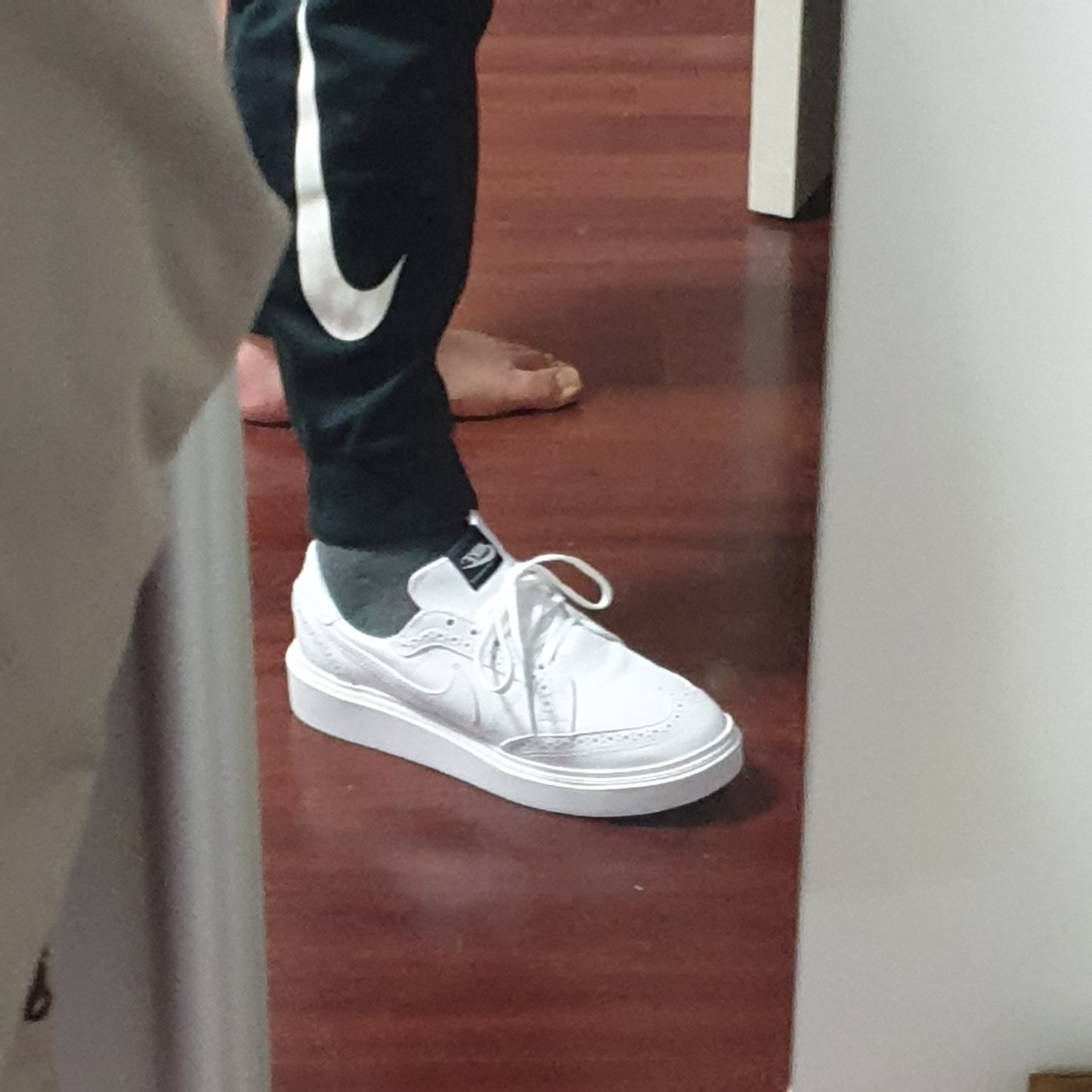 Nike x Peaceminusone Kwondo1 White 착용 스타일 - 4