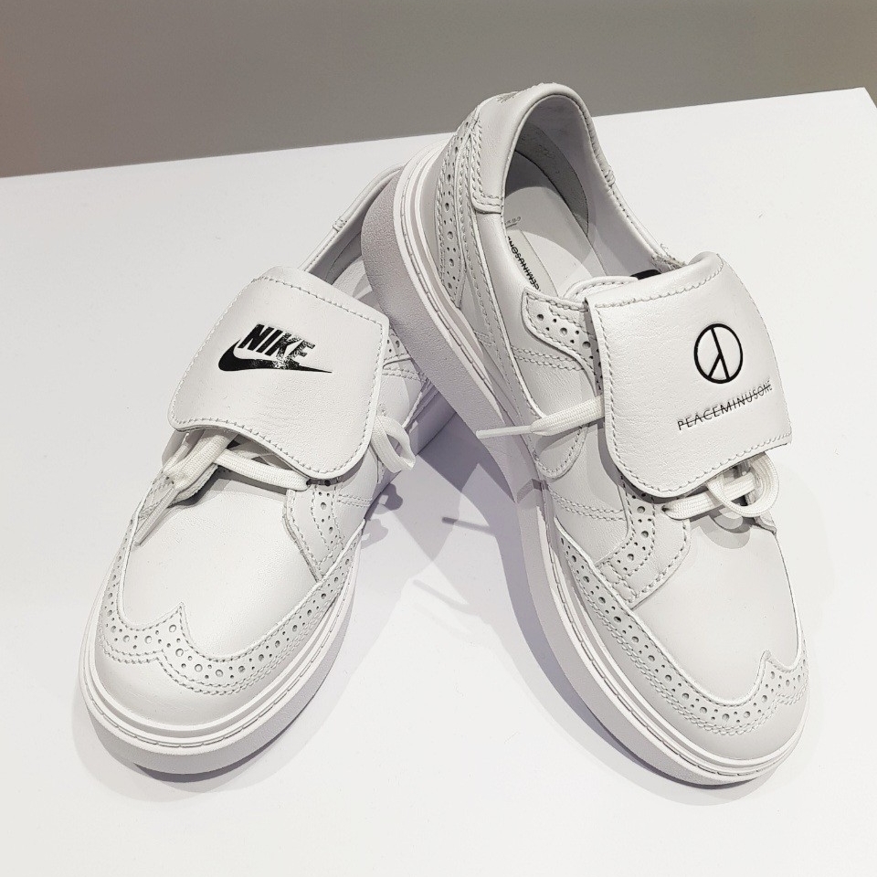 Nike x Peaceminusone Kwondo1 White 착용 스타일 - 4