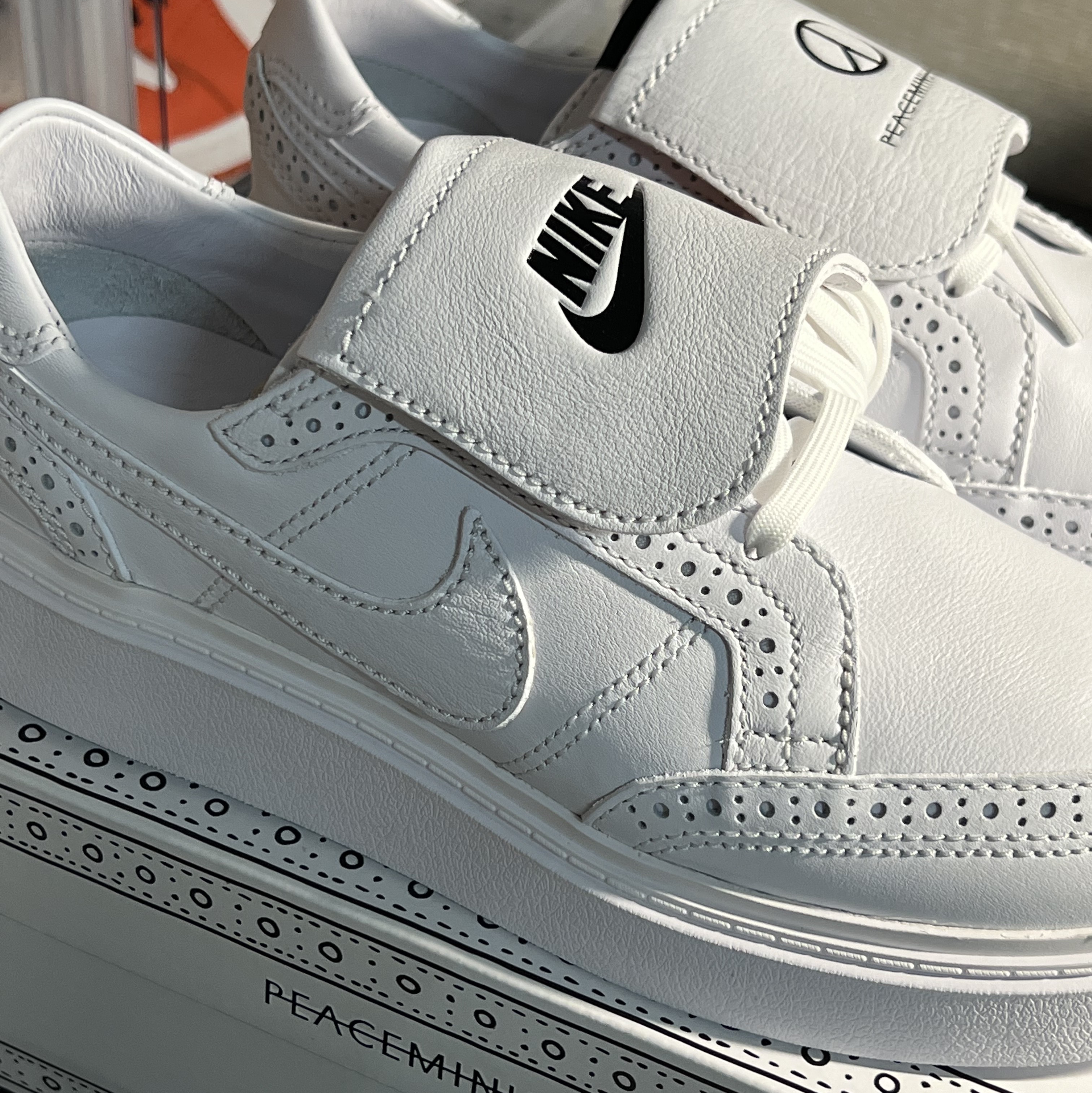 Nike x Peaceminusone Kwondo1 White 착용 스타일