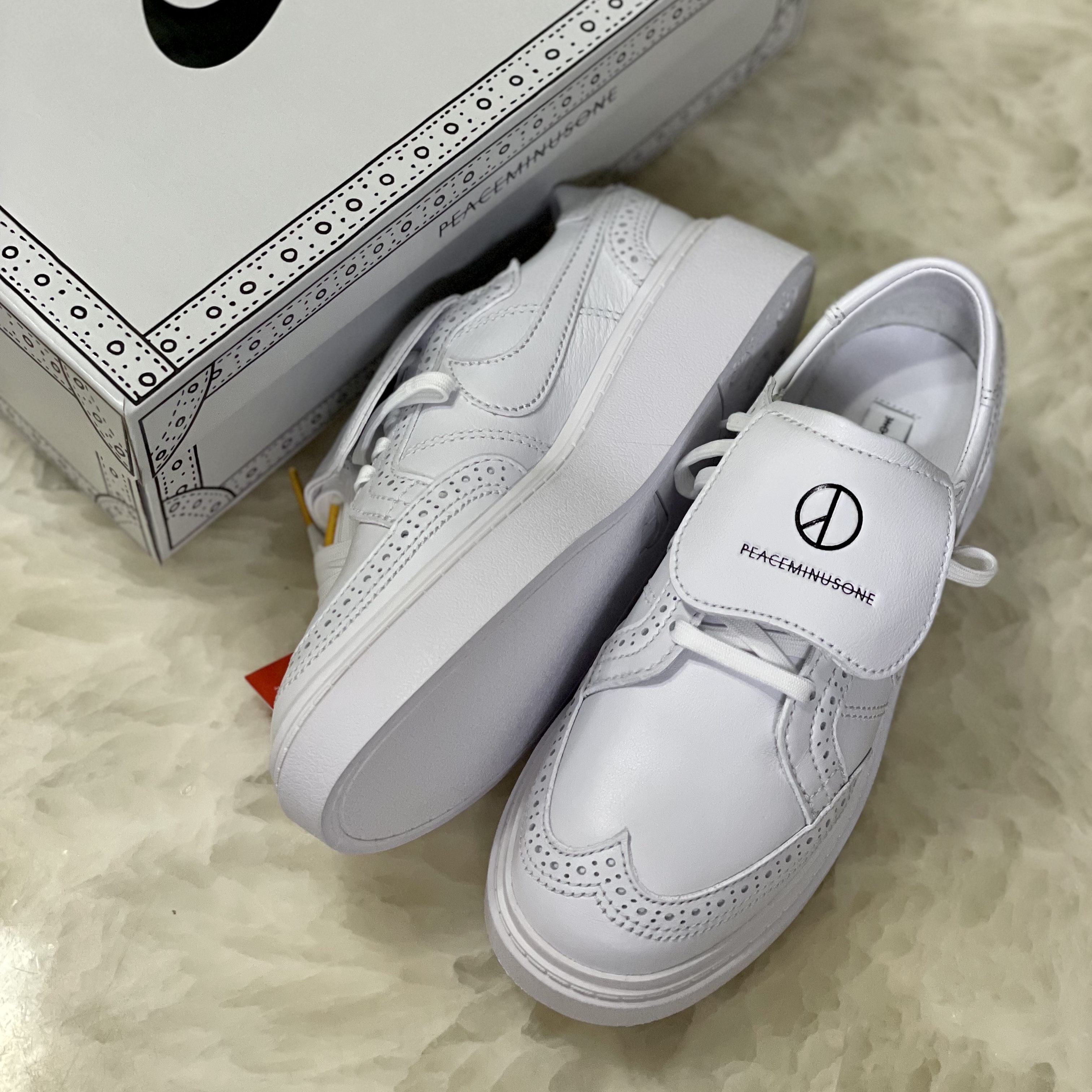 Nike x Peaceminusone Kwondo1 White 착용 스타일