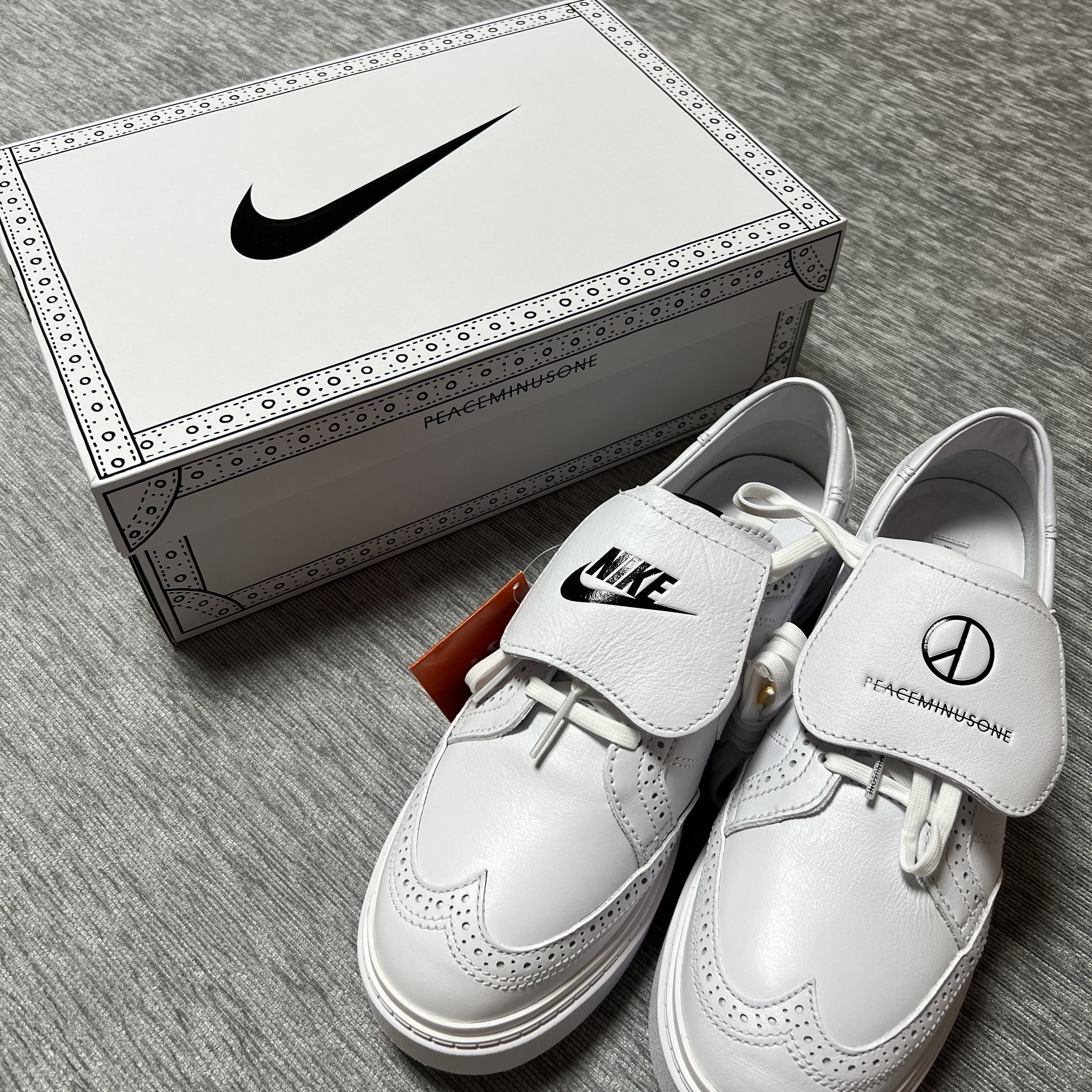 Nike x Peaceminusone Kwondo1 White 착용 스타일