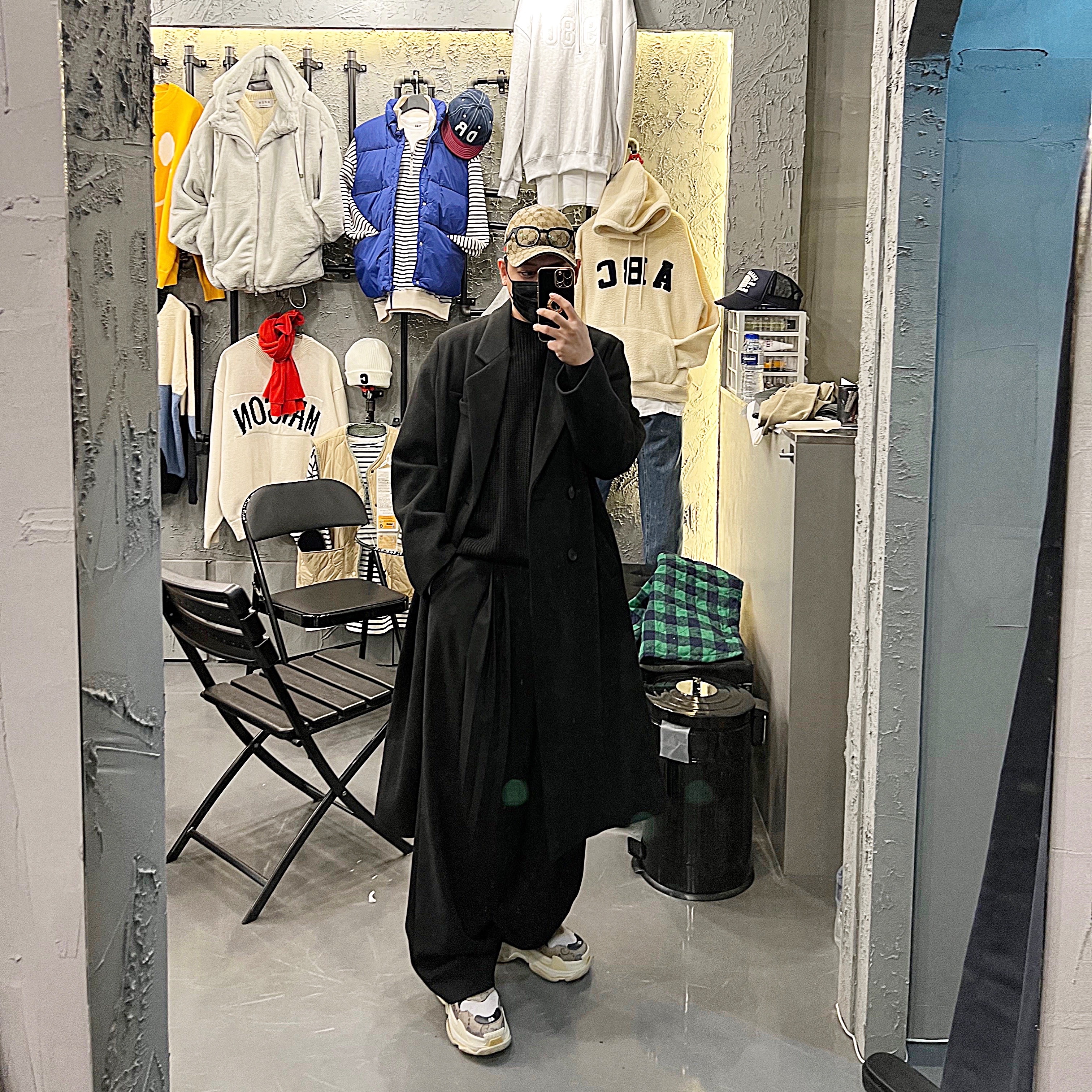 Balenciaga x Gucci The Hacker Project Triple S Sneakers Beige Ebony GG Supreme Yellow Green 착용 스타일