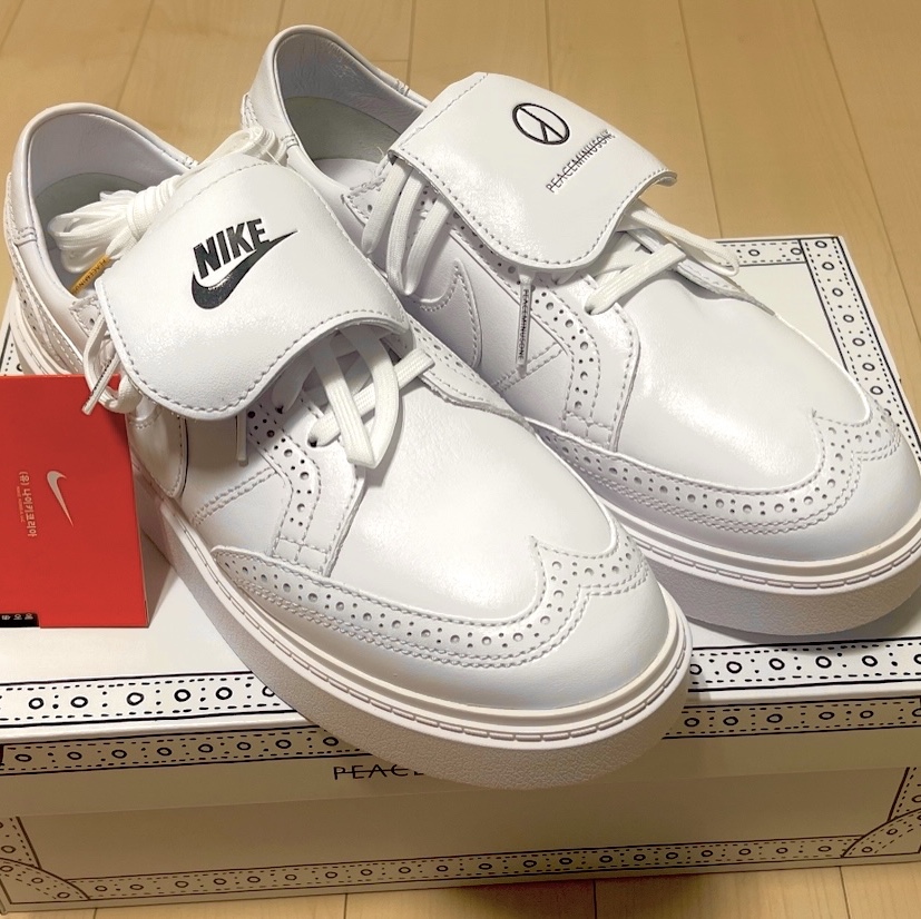 Nike x Peaceminusone Kwondo1 White 착용 스타일 - 1