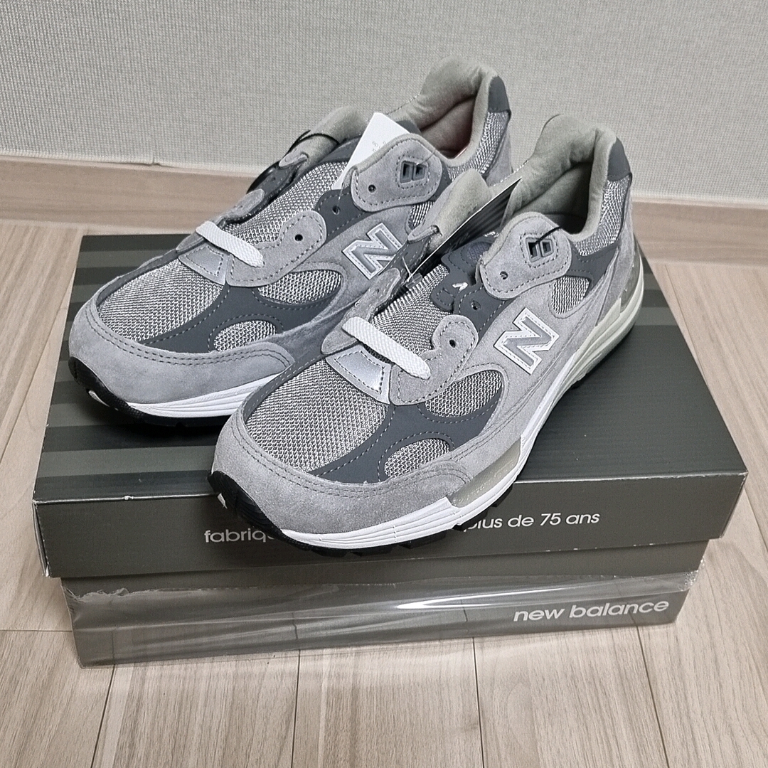 New Balance 992 Made in USA Grey - D Standard 착용 스타일