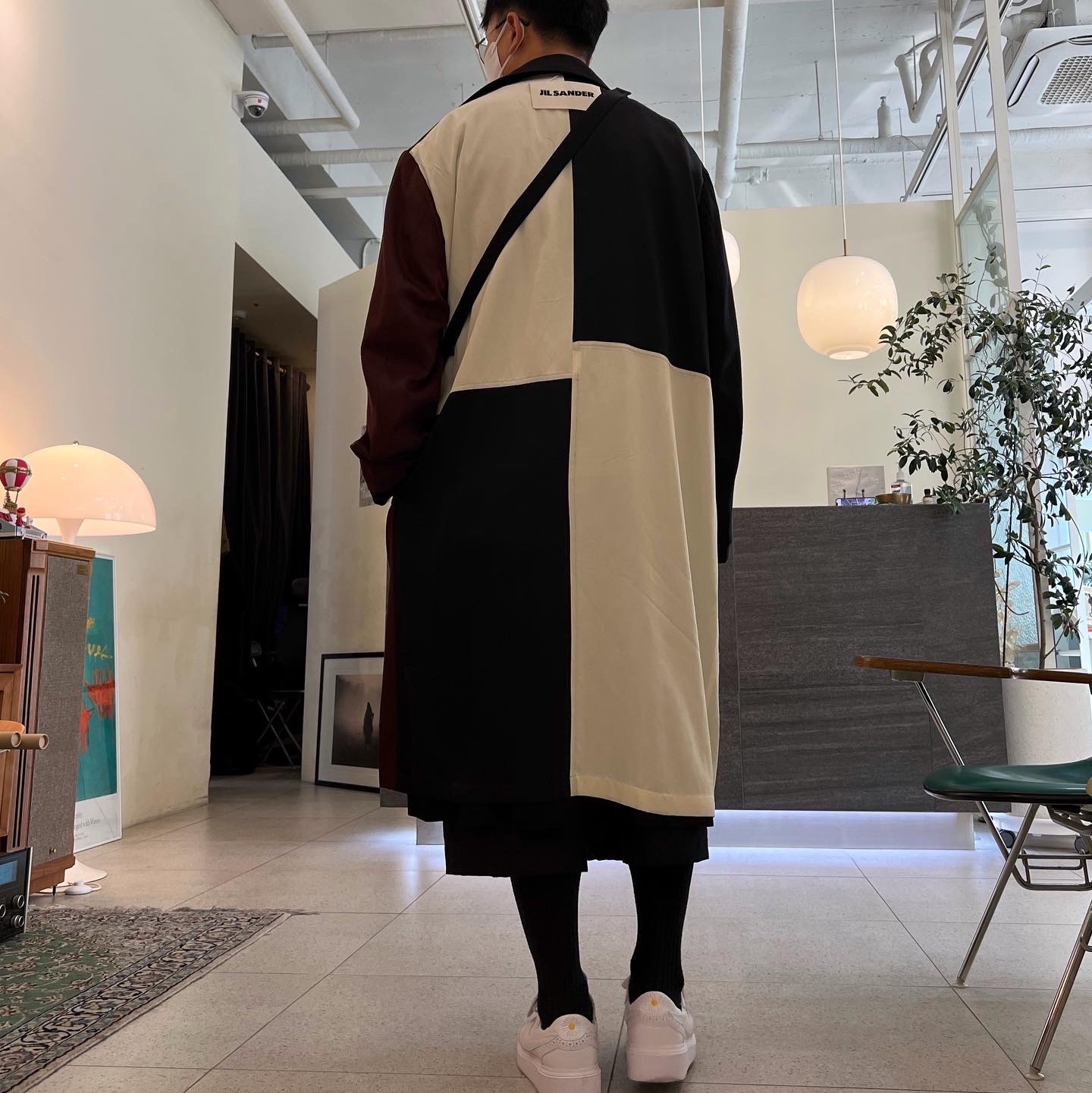 Nike x Peaceminusone Kwondo1 White 착용 스타일 - 3