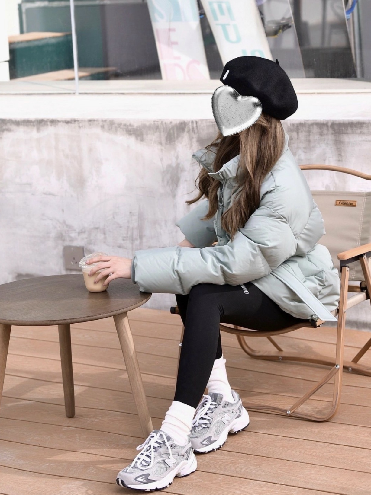 New Balance 725 Grey 착용 스타일 - 4
