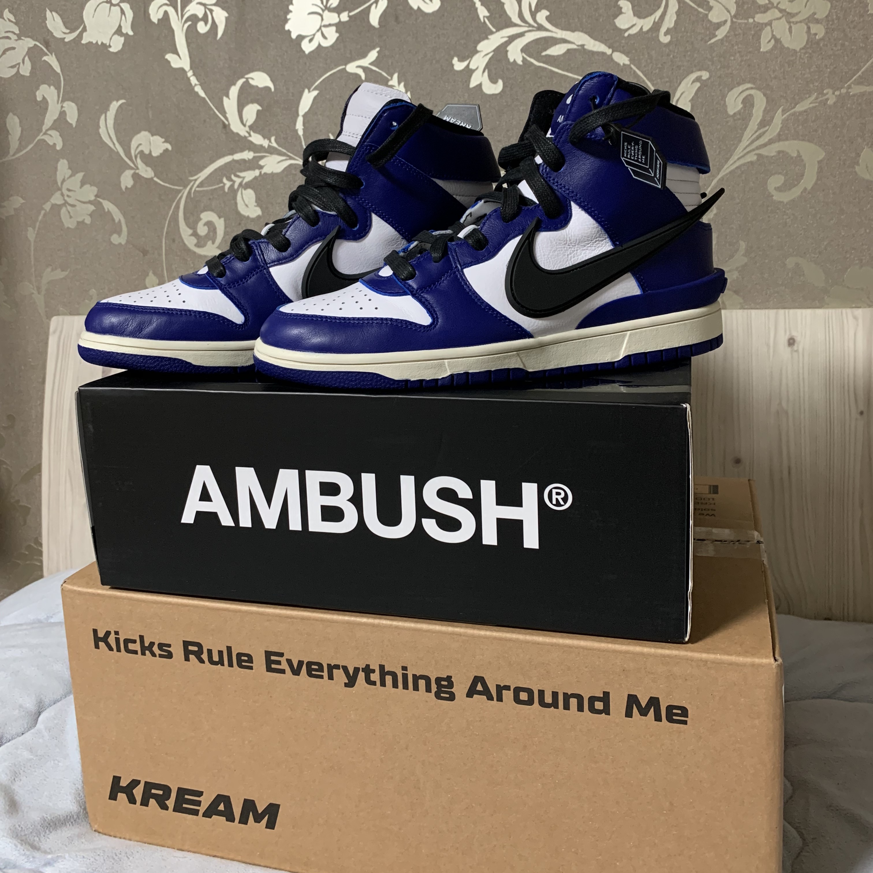 Nike x Ambush Dunk High Deep Royal Blue 착용 스타일