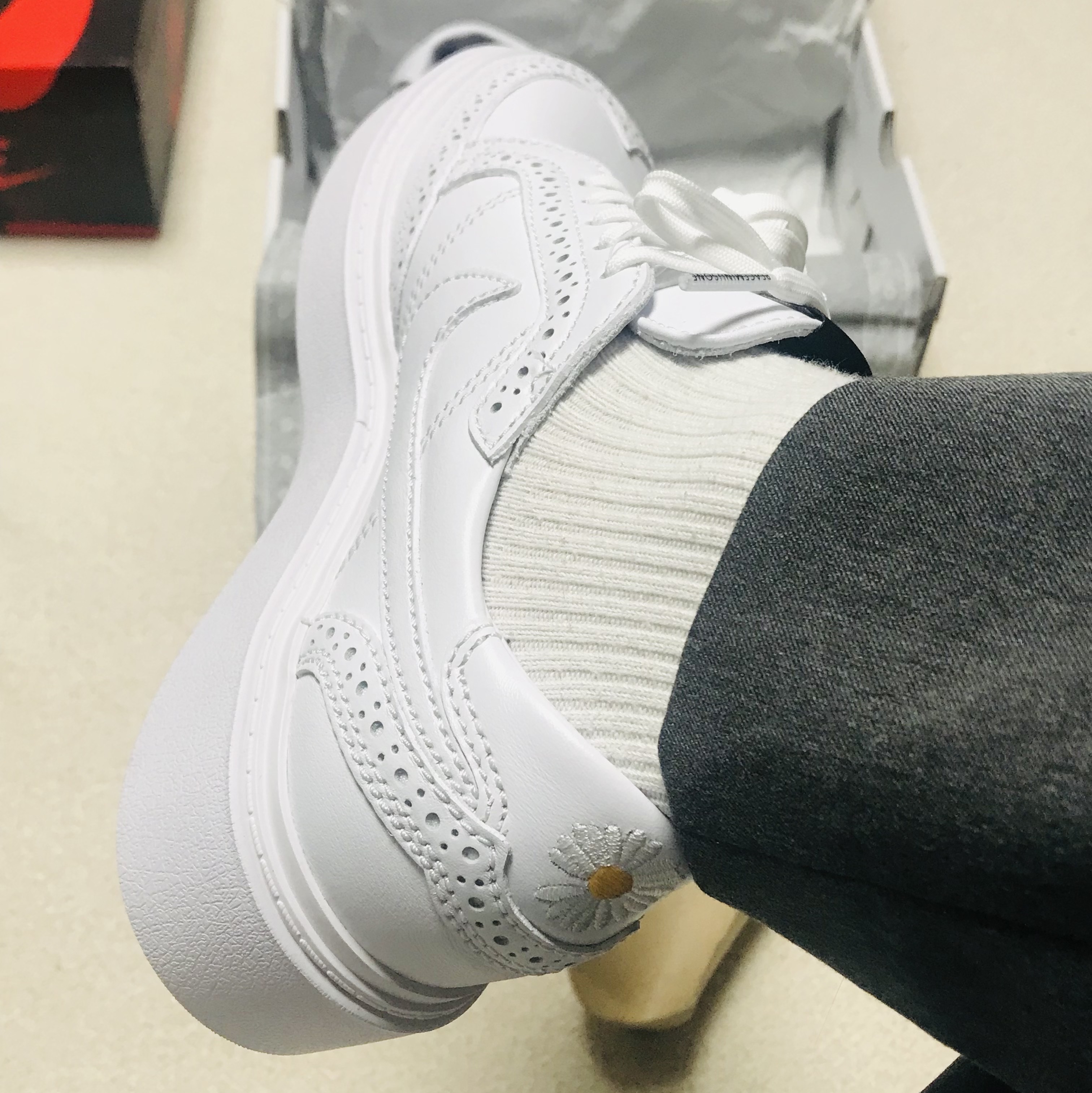 Nike x Peaceminusone Kwondo1 White 착용 스타일