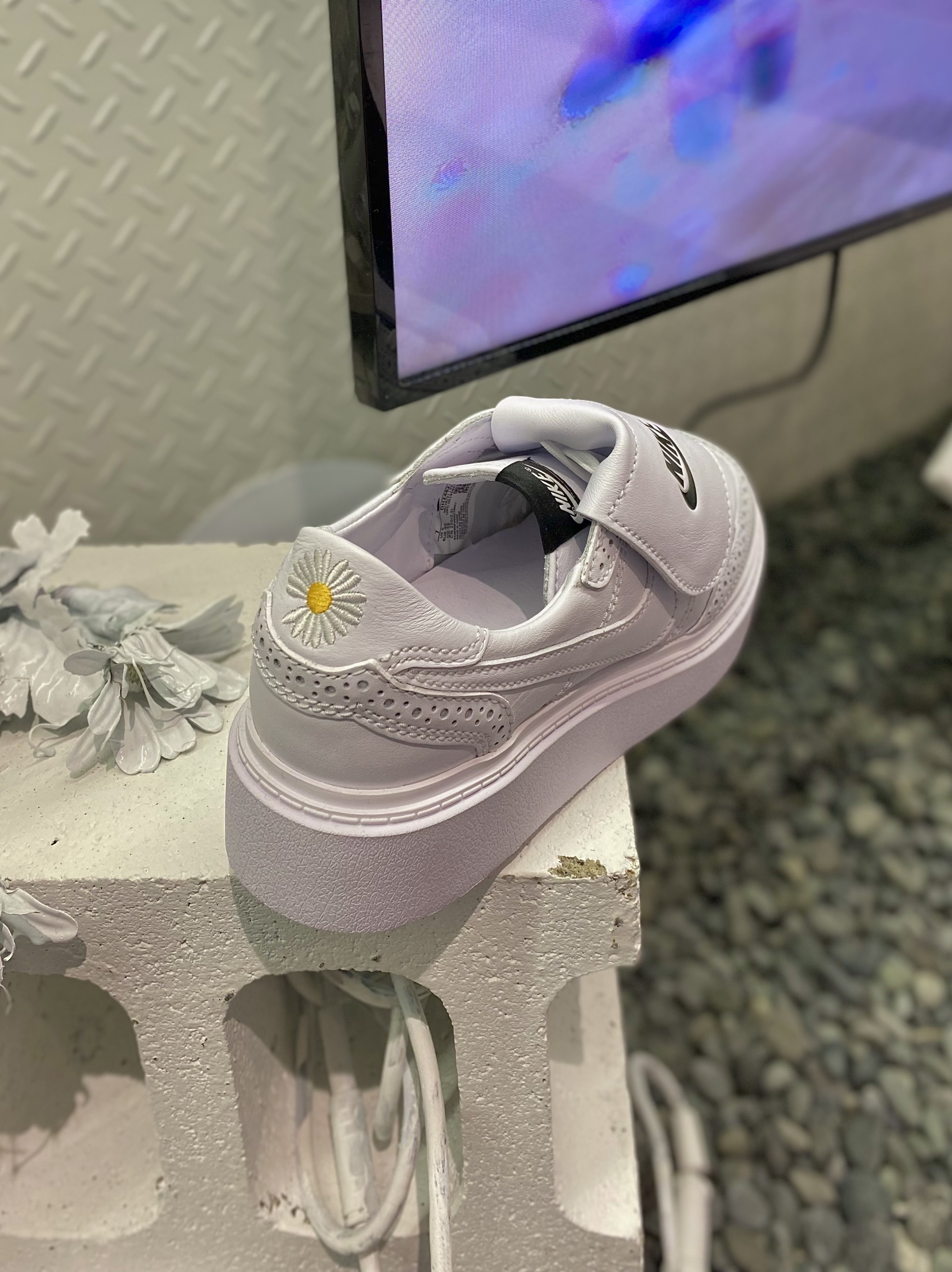 Nike x Peaceminusone Kwondo1 White 착용 스타일 - 1